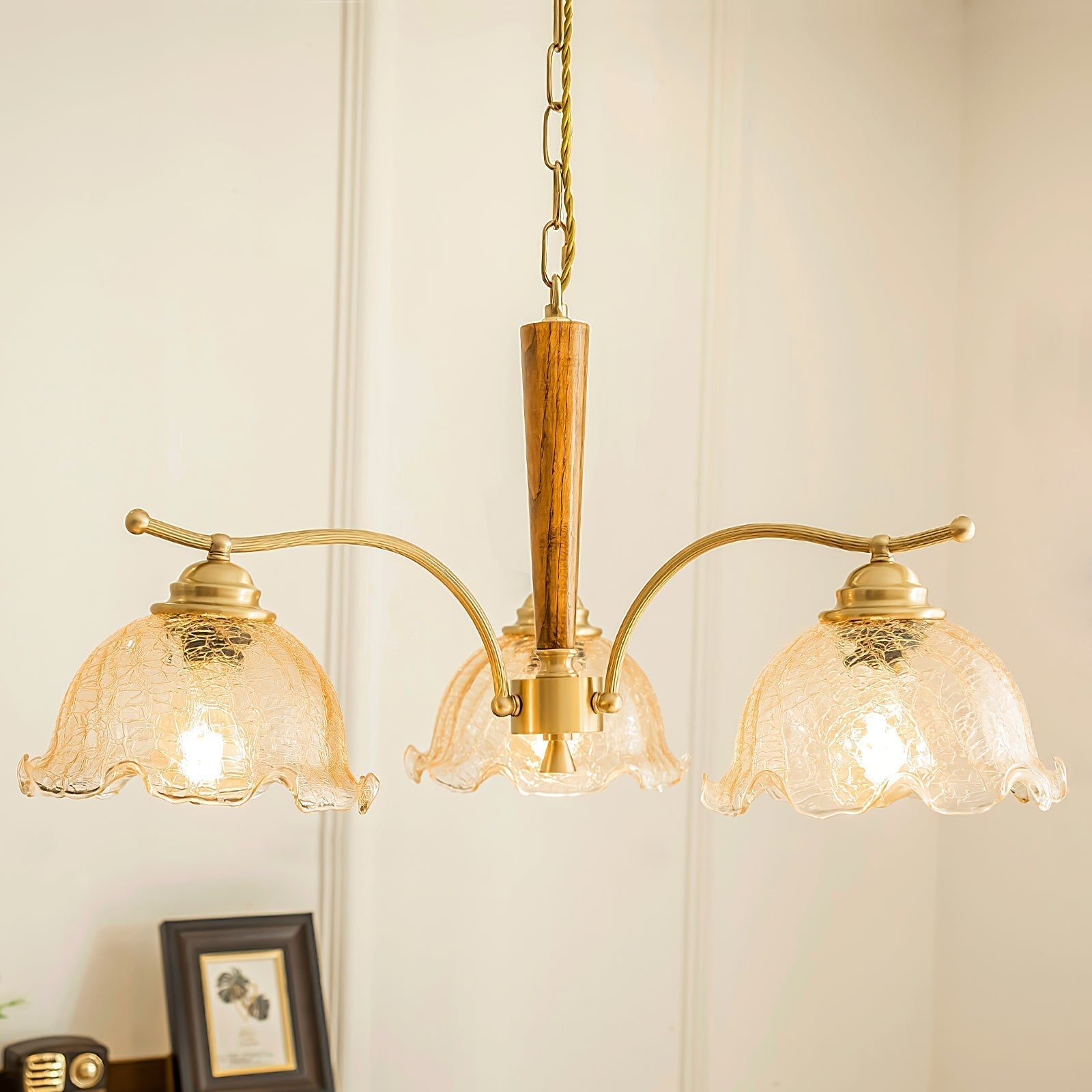 Ogle Blumen-Glas-Kronleuchter-Letslighting
