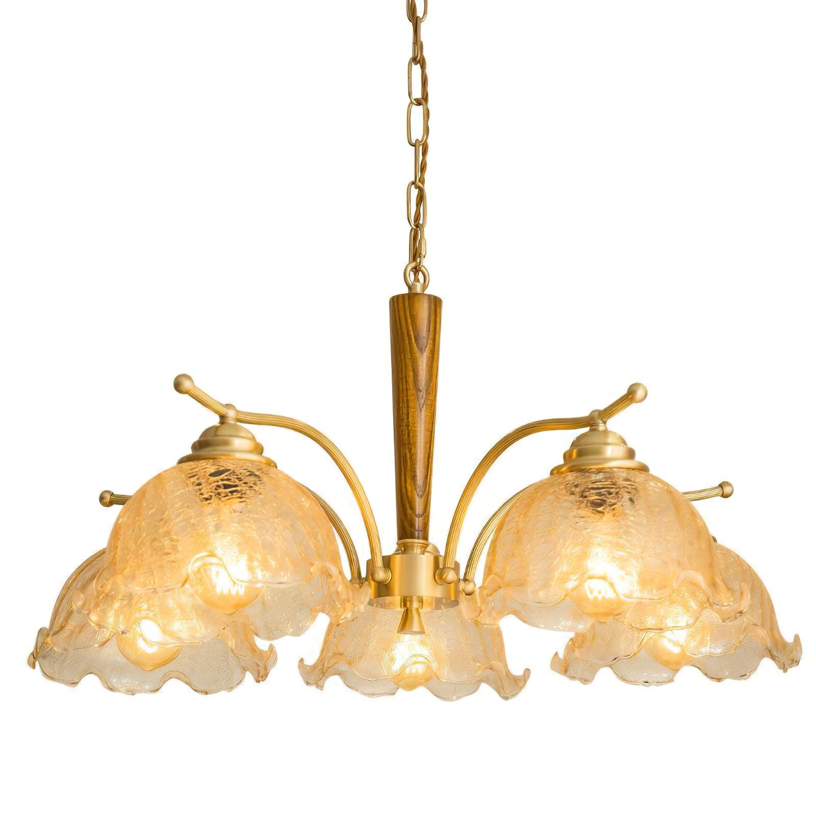 Orchid Vintage Glas-Kronleuchter-Letslighting
