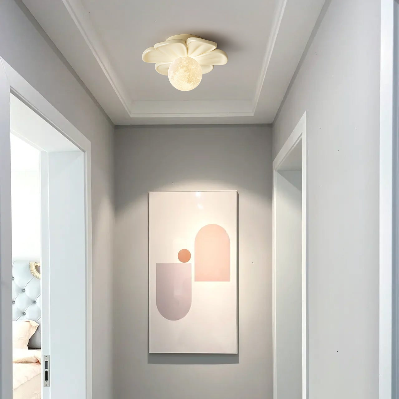 Quip Blumen-Deckenleuchte aus Harz-Letslighting