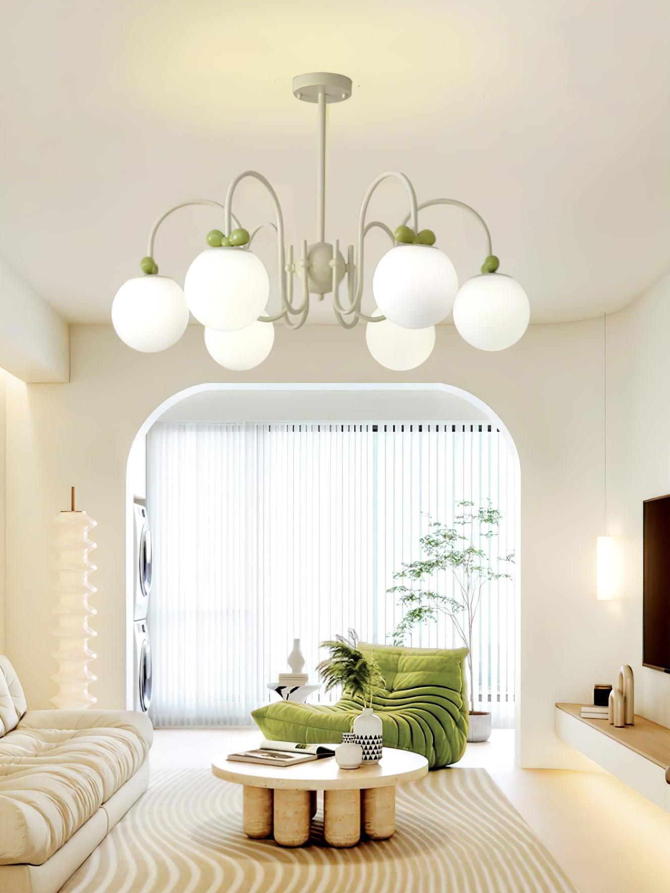Levi Vintage Glas-Kronleuchter-Letslighting