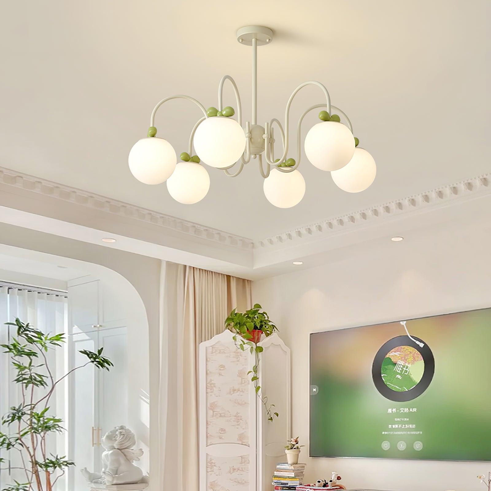 Levi Vintage Glas-Kronleuchter-Letslighting