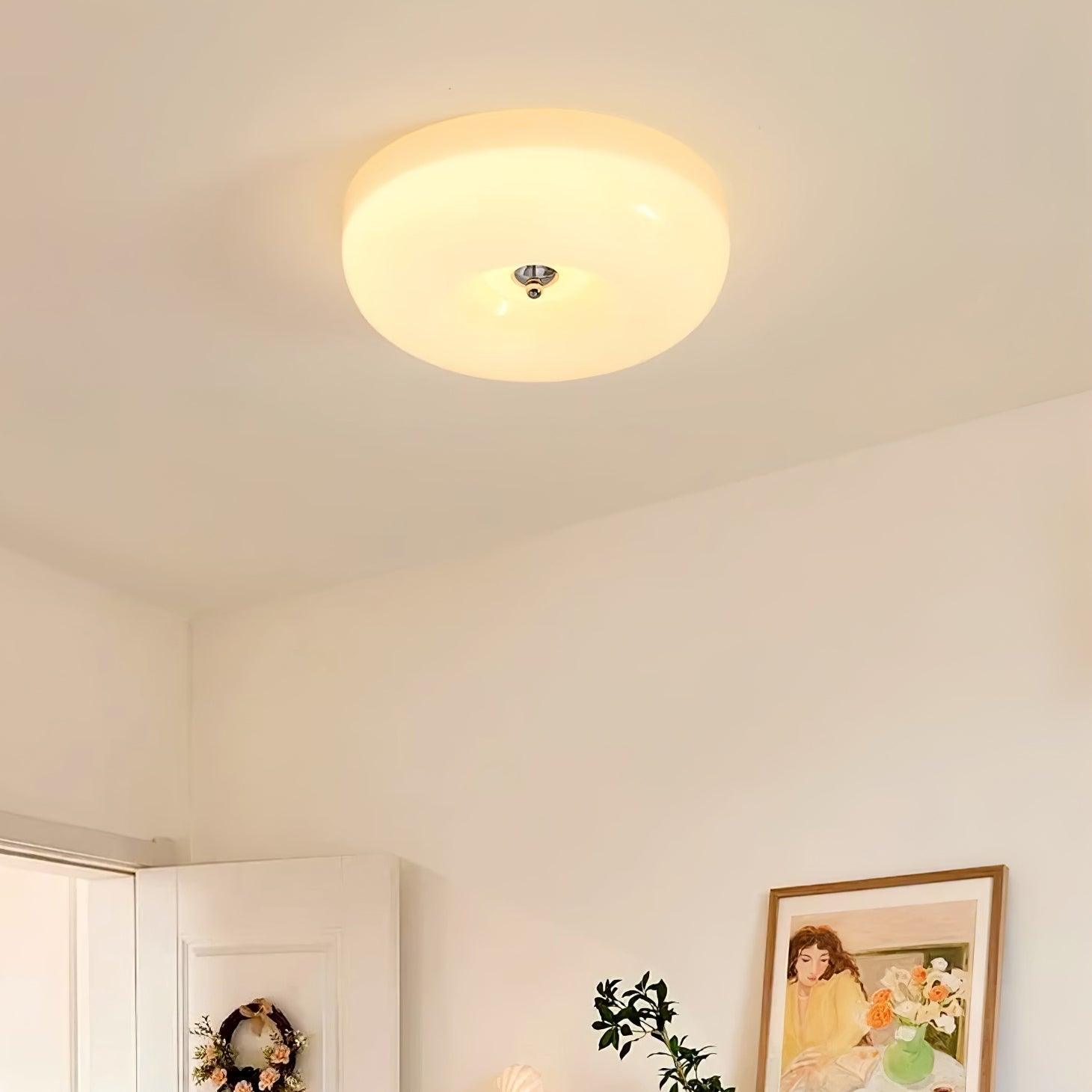 Cream Pudding Ceiling Lamp - Blowlighting