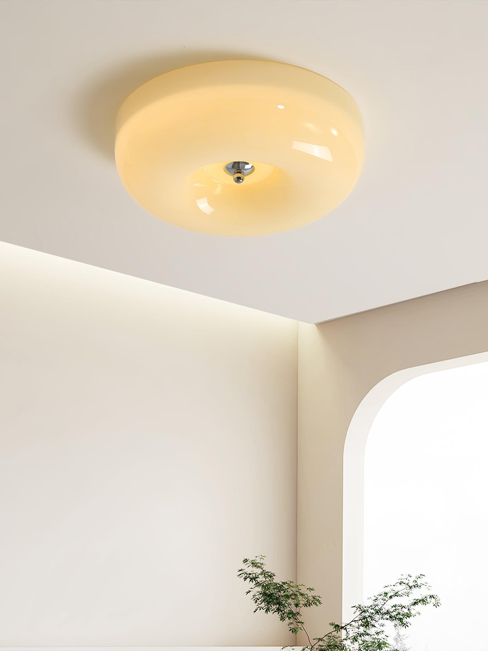 Cream Pudding Ceiling Lamp - Blowlighting