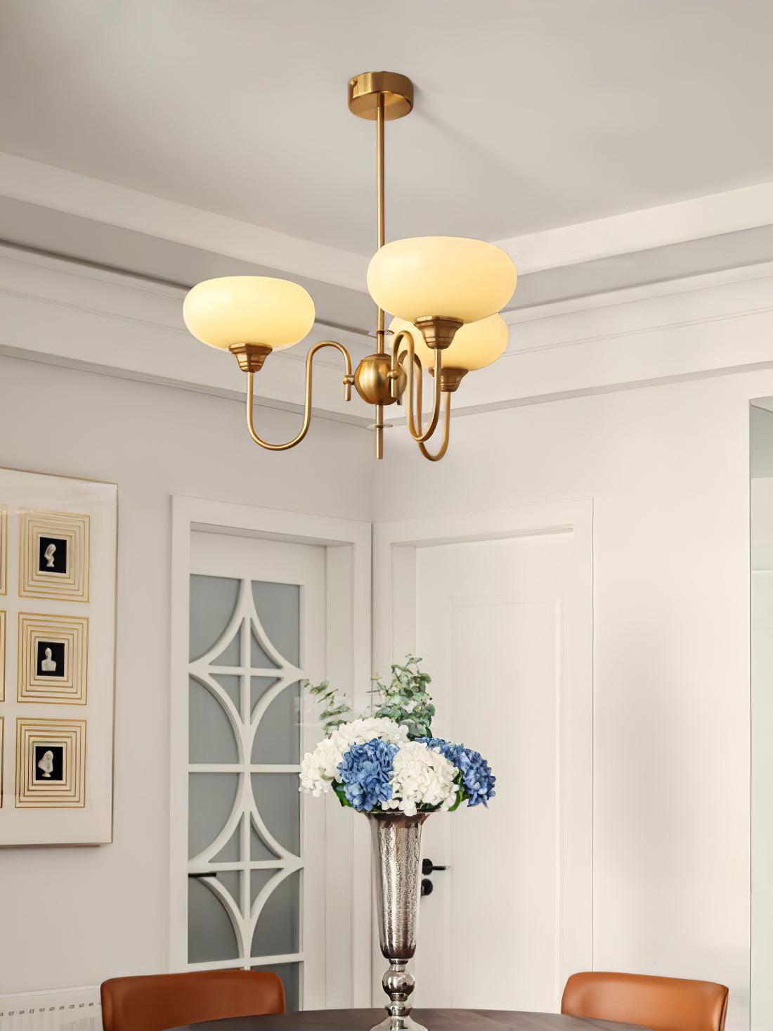 Creamy Kaki Kronleuchter-Letslighting