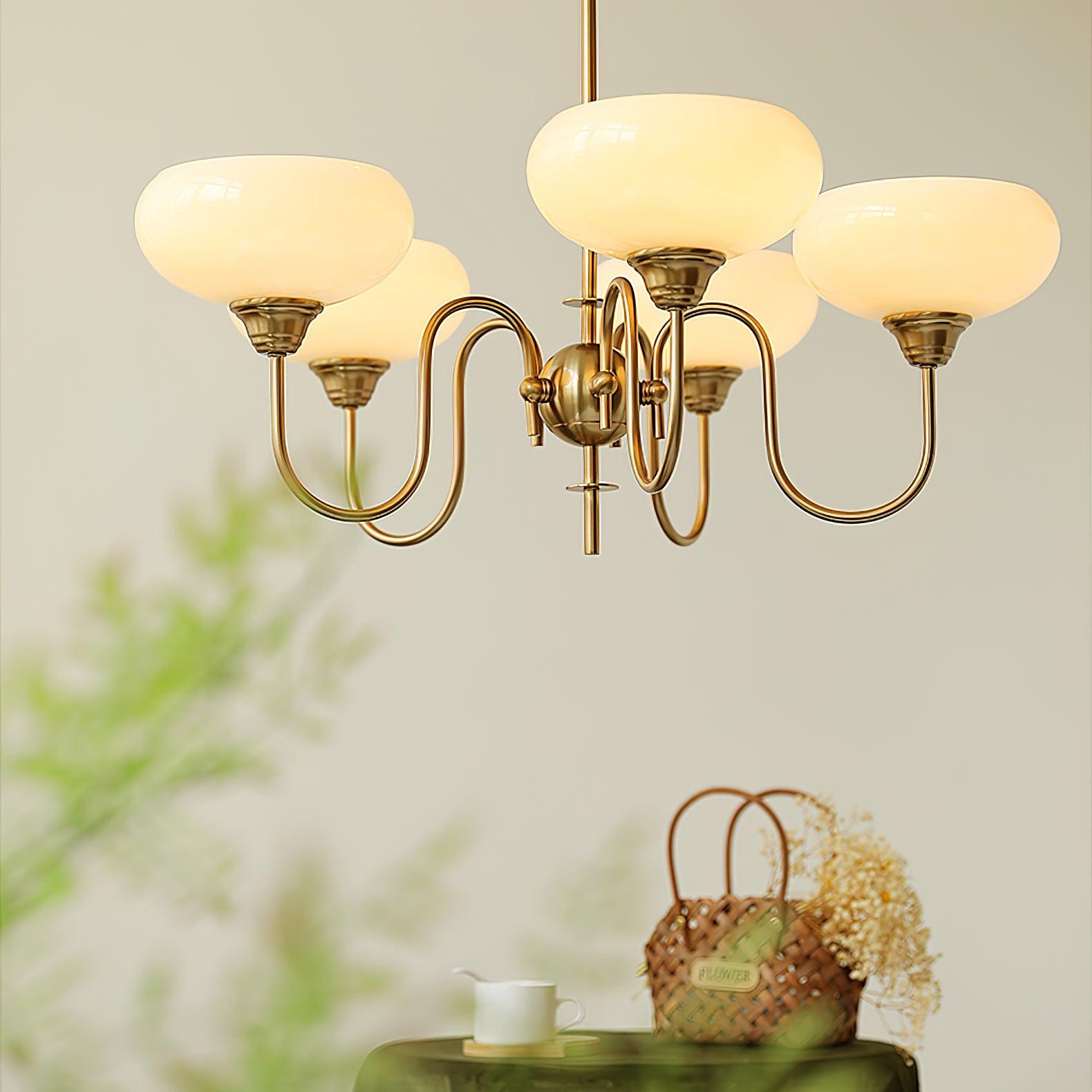 Creamy Kaki Kronleuchter-Letslighting