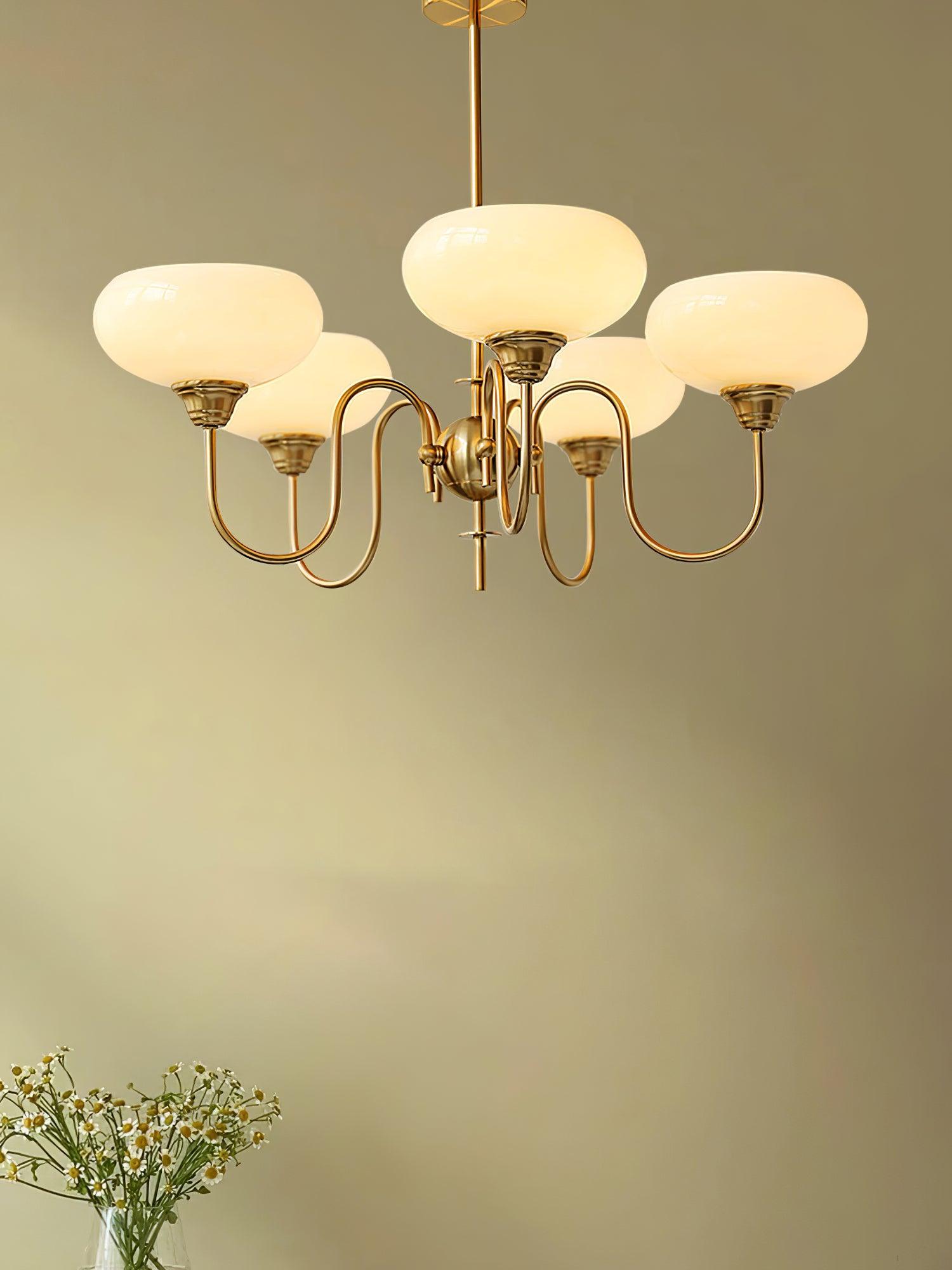 Creamy Kaki Kronleuchter-Letslighting