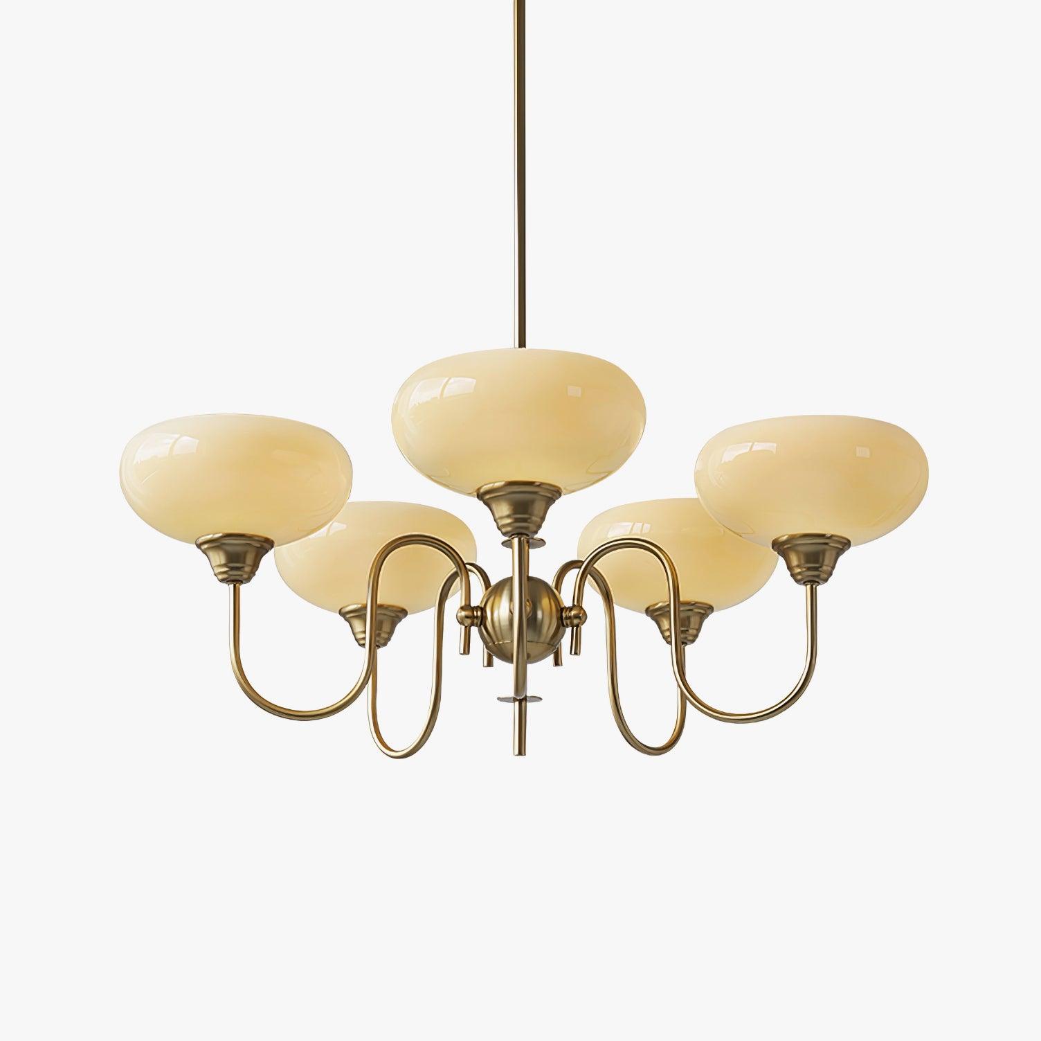 Creamy Kaki Kronleuchter-Letslighting