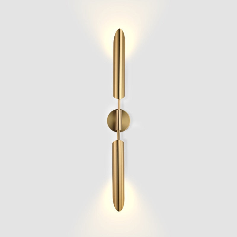 Kristy  Antiquität Wandleuchte Innen Gold Schlaf/Wohnzimmer Kupfer