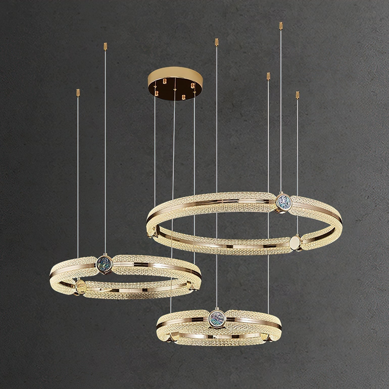Aurora Kronleuchter Kreativ Ring-Letslighting