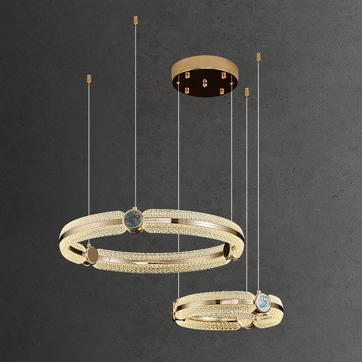 Aurora Kronleuchter Kreativ Ring-Letslighting