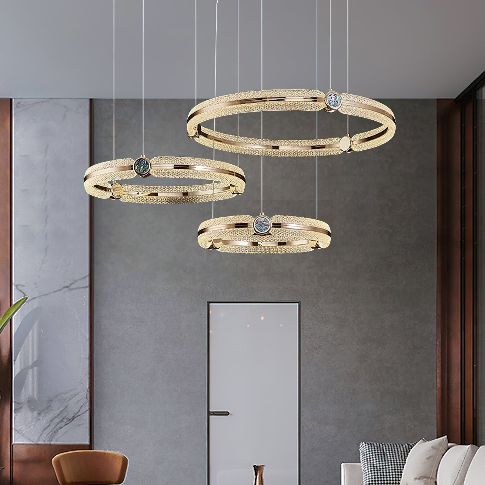 Aurora Kronleuchter Kreativ Ring-Letslighting