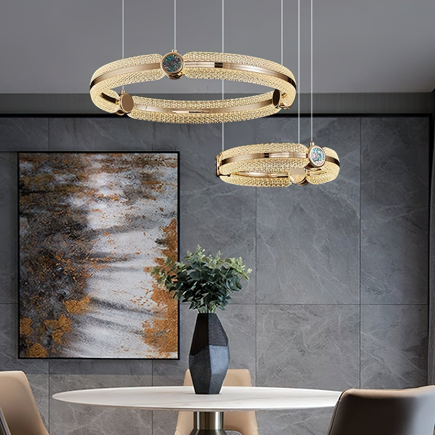 Aurora Kronleuchter Kreativ Ring-Letslighting