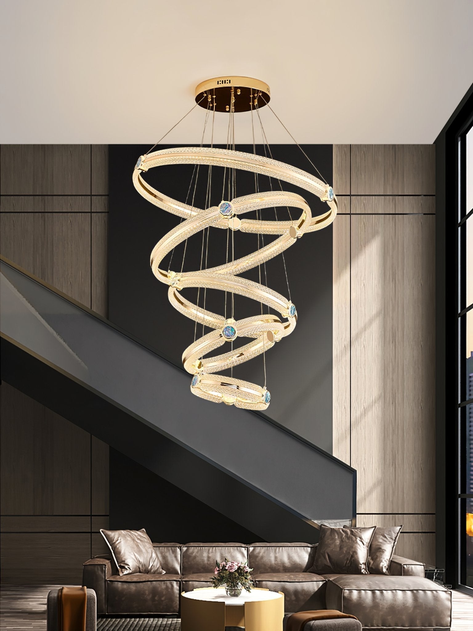 Aurora Kronleuchter Kreativ Ring-Letslighting
