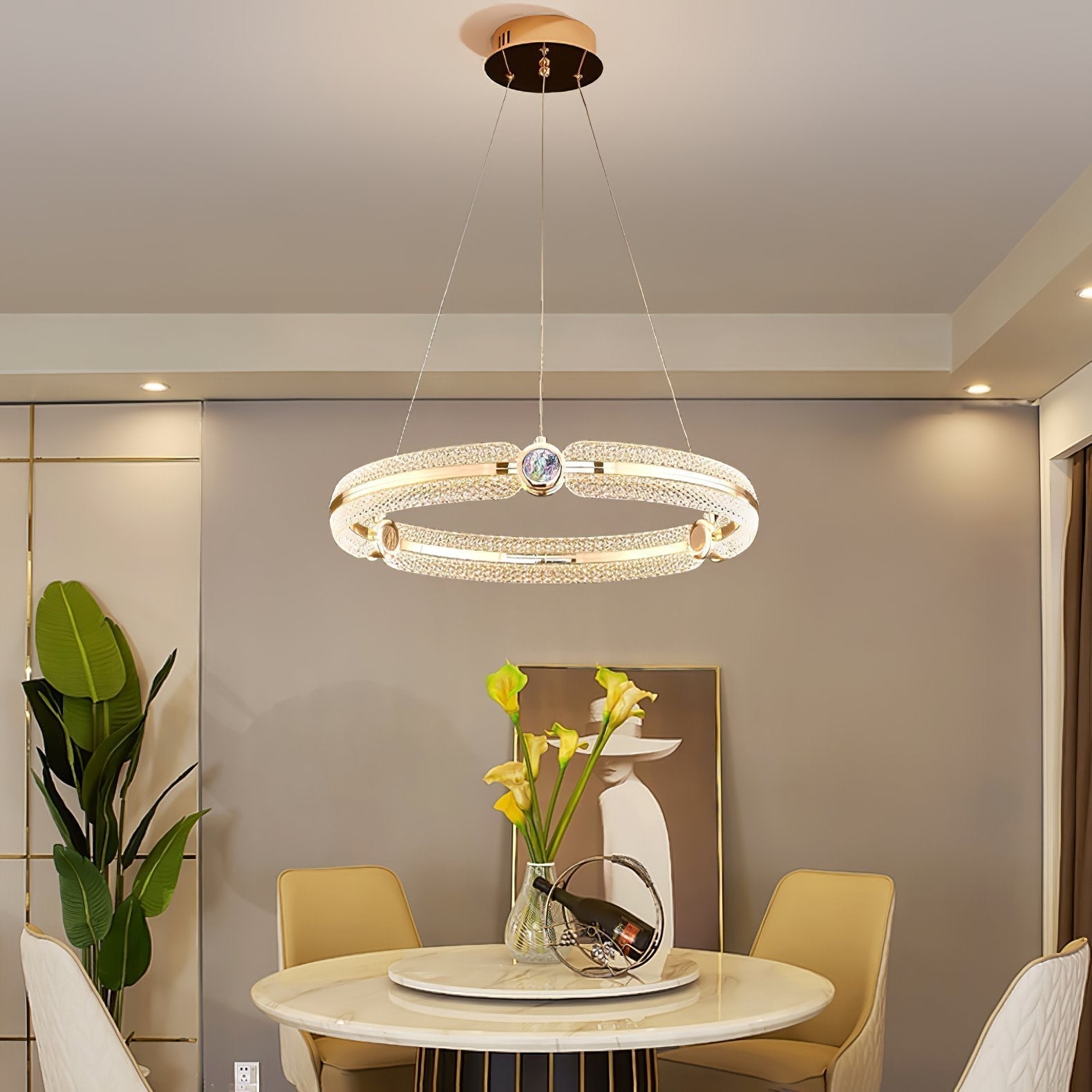 Aurora Kronleuchter Kreativ Ring-Letslighting