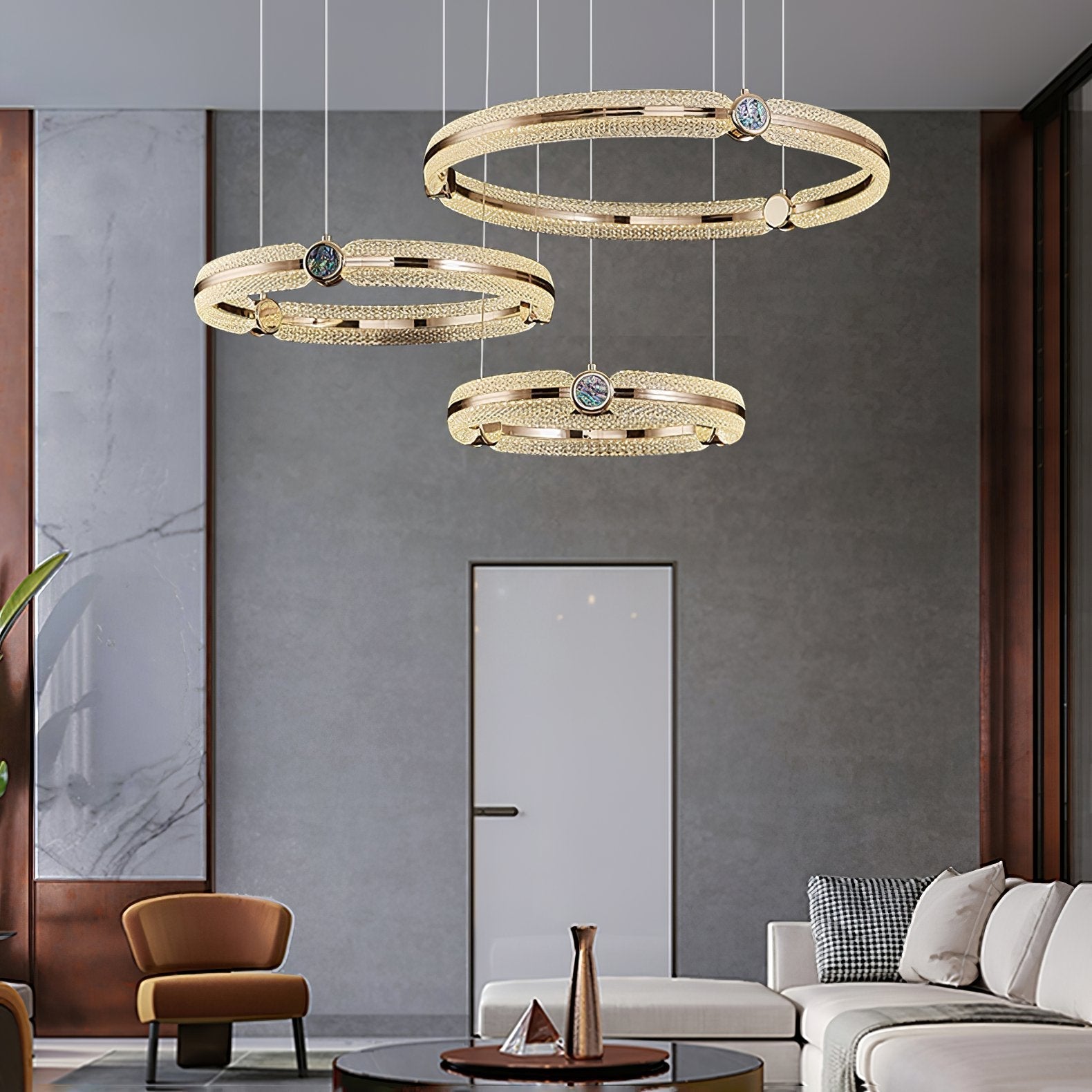 Aurora Kronleuchter Kreativ Ring-Letslighting