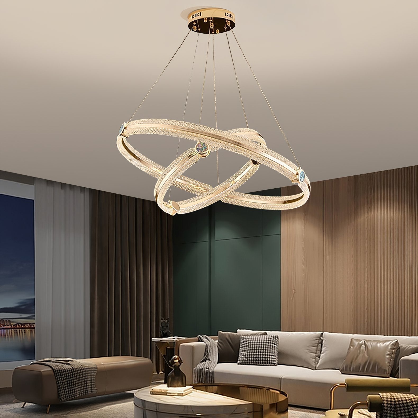 Aurora Kronleuchter Kreativ Ring-Letslighting