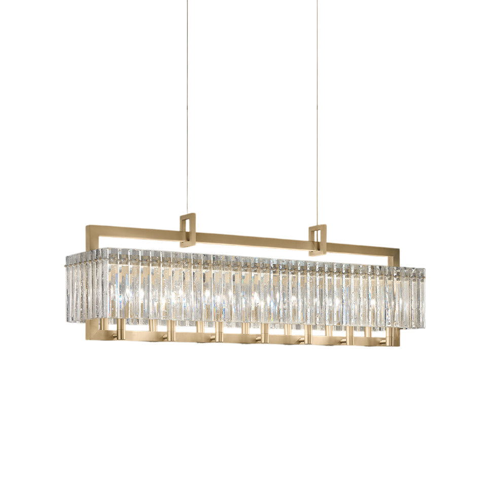 Rever Luxuriöser Kronleuchter aus Messing und Glas-Letslighting
