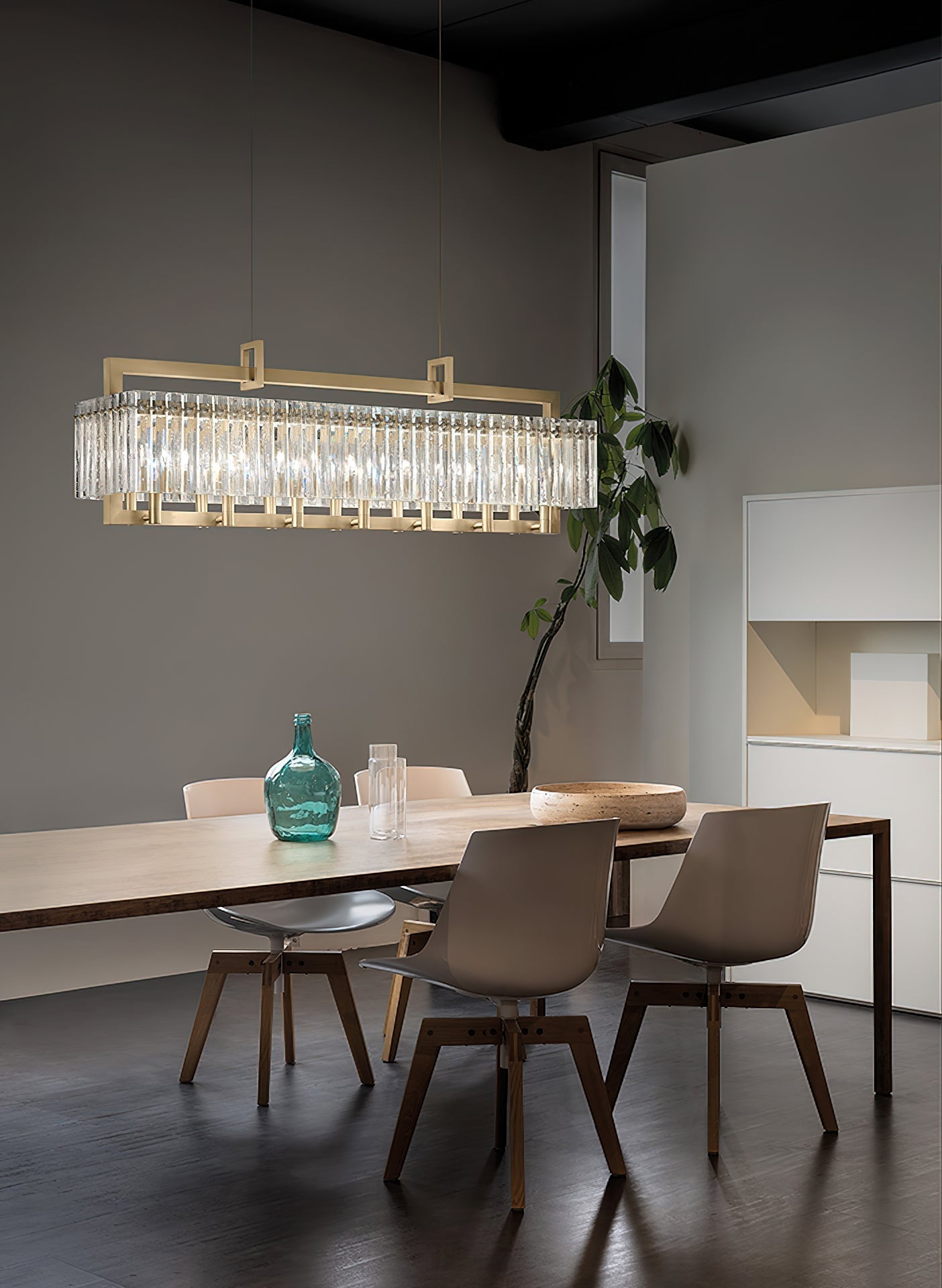 Rever Luxuriöser Kronleuchter aus Messing und Glas-Letslighting
