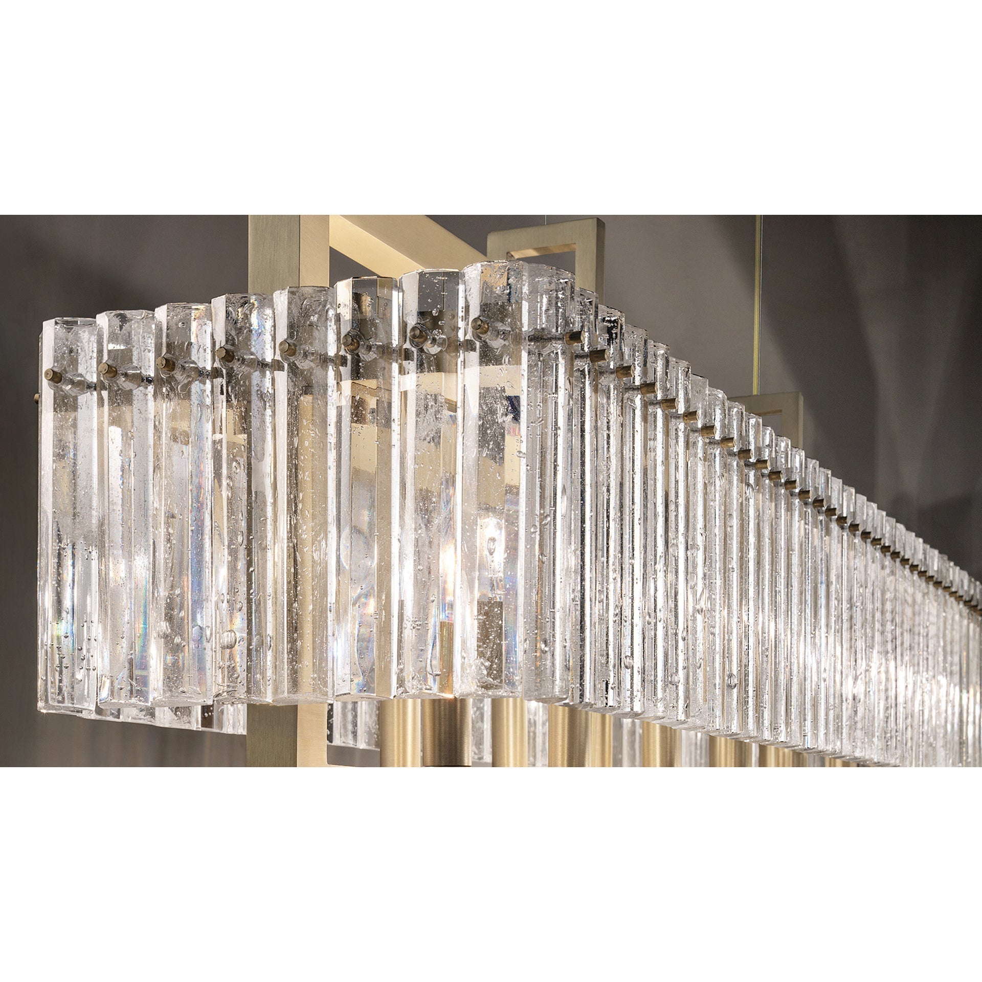 Rever Luxuriöser Kronleuchter aus Messing und Glas-Letslighting