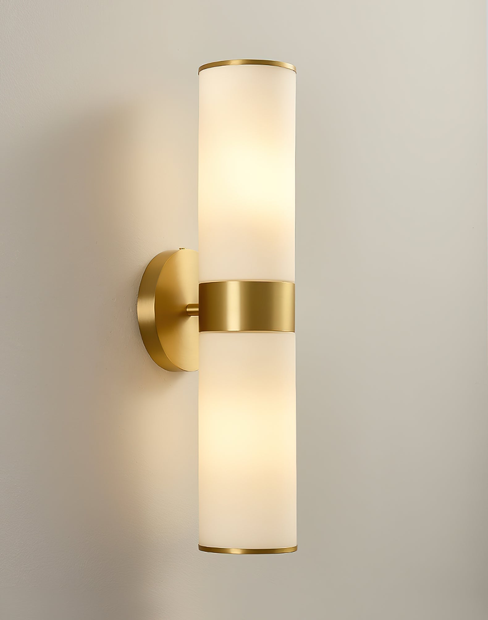 Sway Modern Minimalist Vanity Alabaster Sconce Wall Lamp - Letslighting
