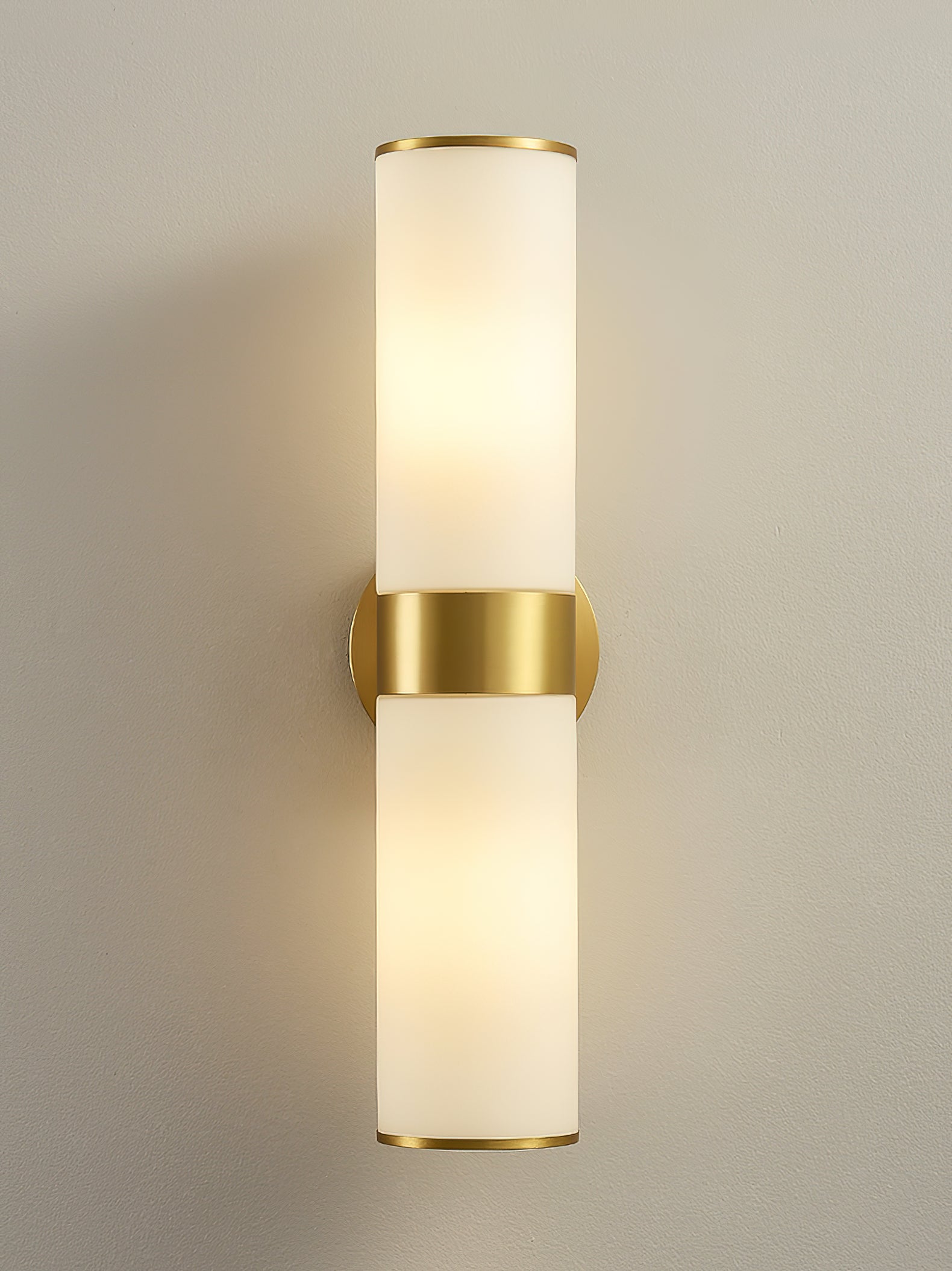 Sway Modern Minimalist Vanity Alabaster Sconce Wall Lamp - Letslighting