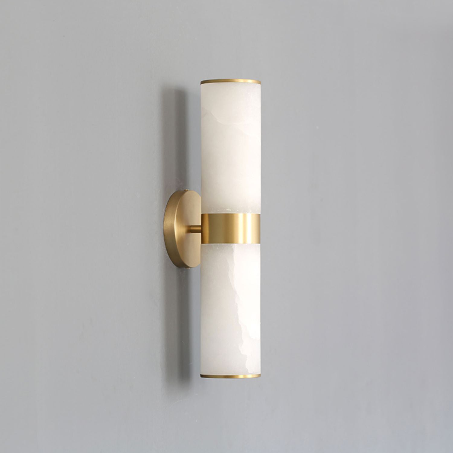 Sway Modern Minimalist Vanity Alabaster Sconce Wall Lamp - Letslighting