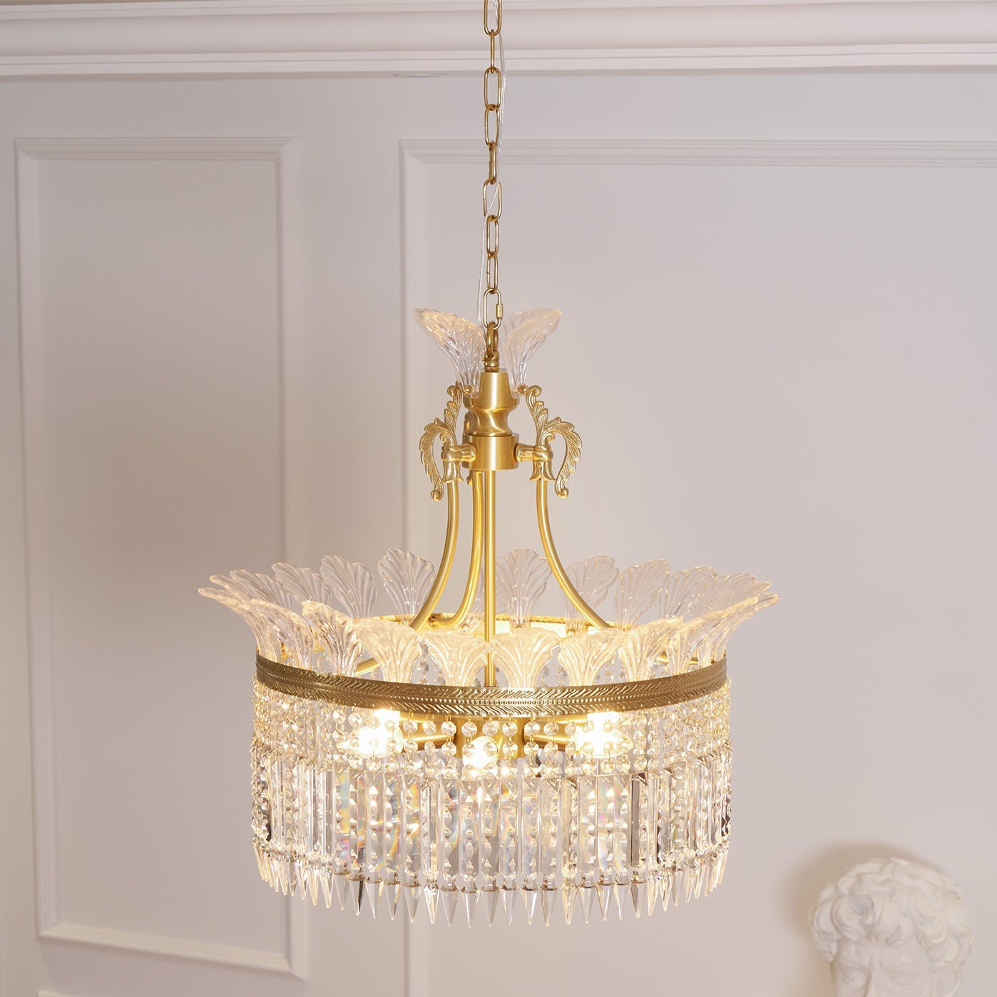 Miles Luxuriöser Kronleuchter im French-Empire-Landhausstil