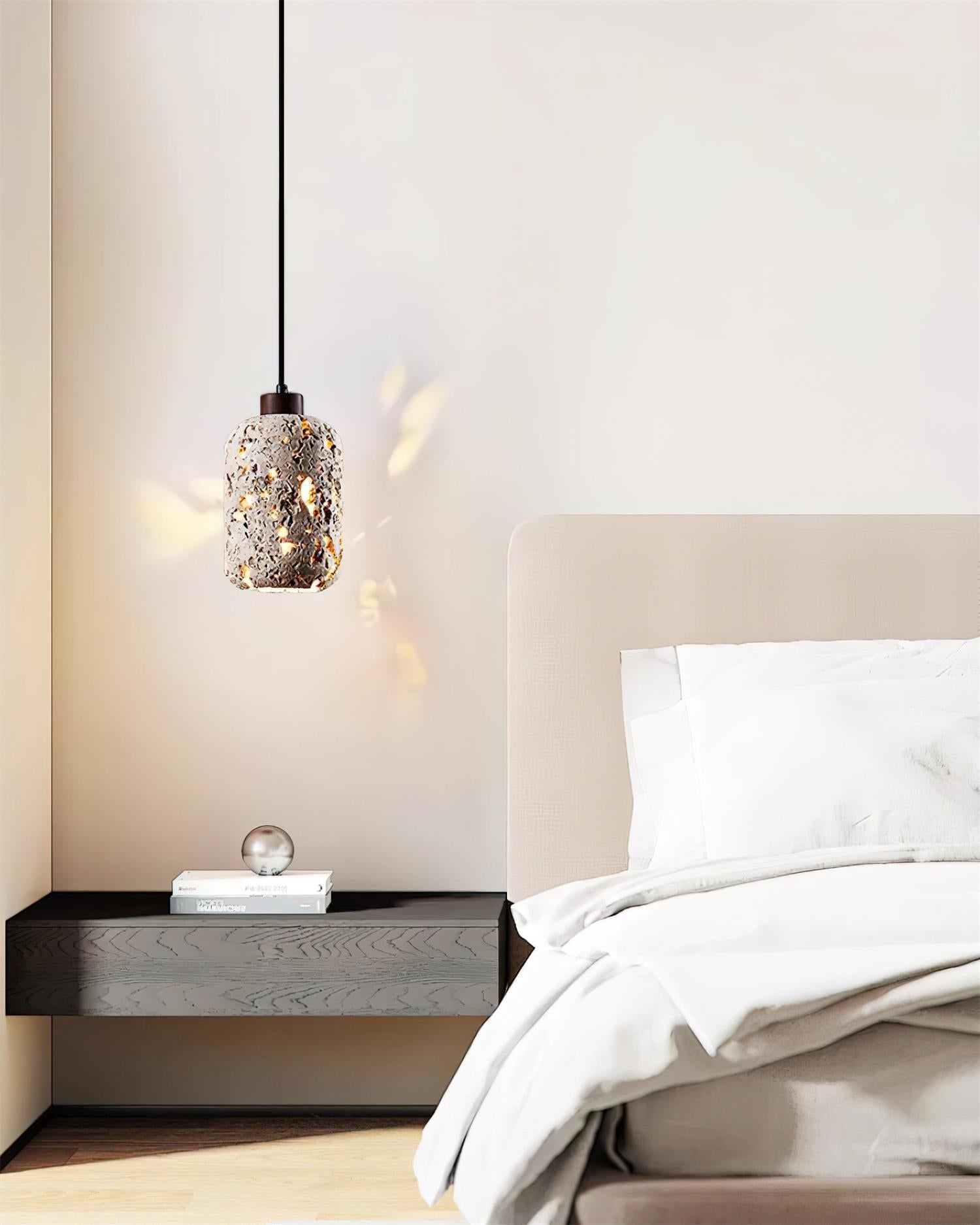 Eryno Concrete Travertine Pendant Light - Letslighting