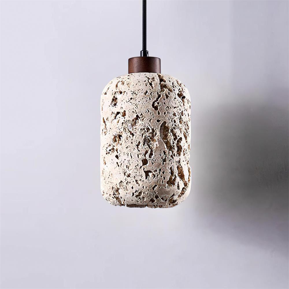 Eryno Concrete Travertine Pendant Light - Letslighting