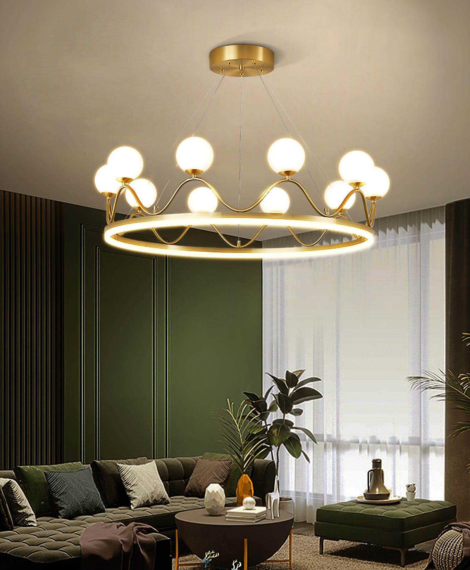 Clara Luxus-Glas-Kronleuchter-Letslighting