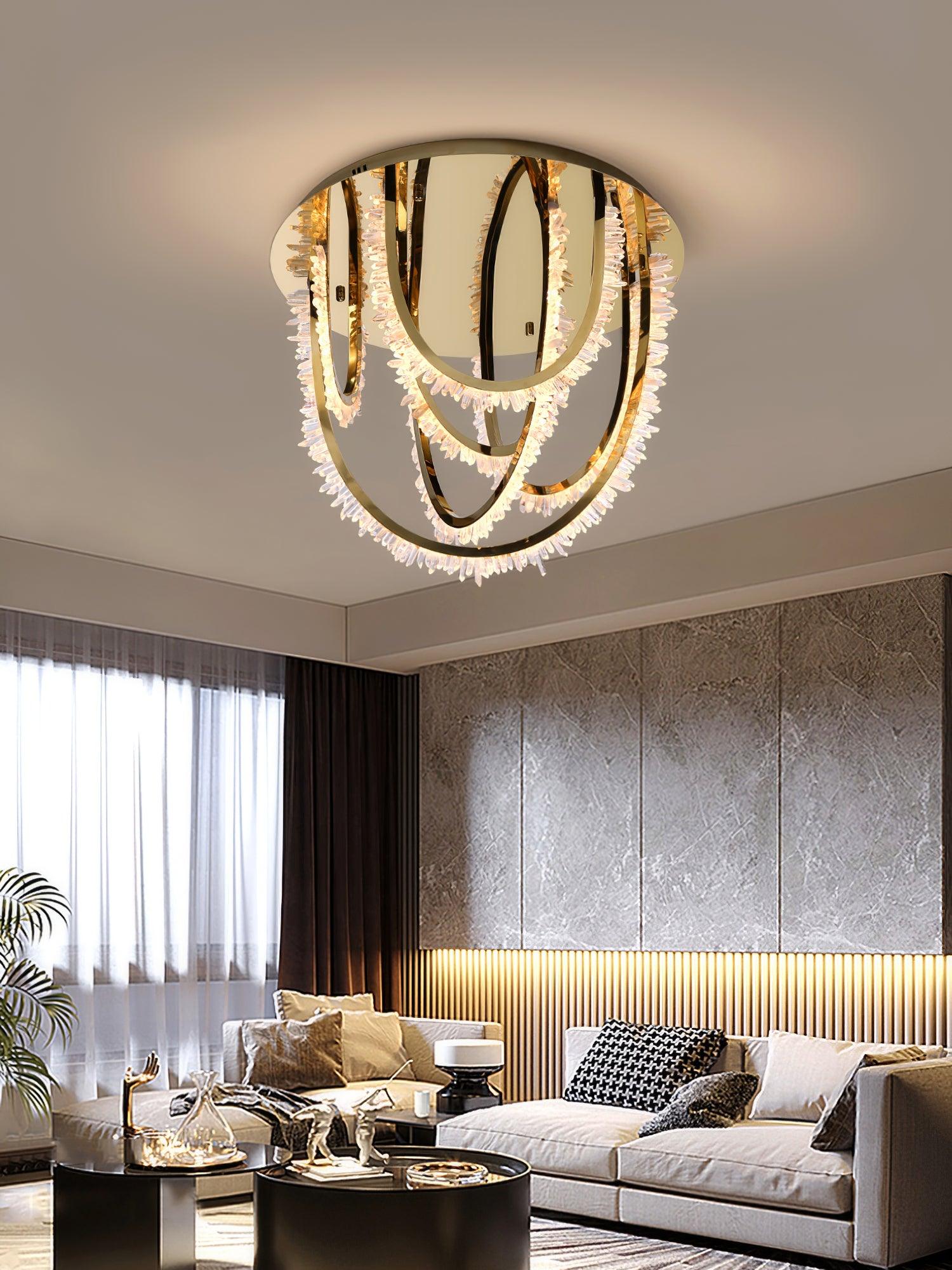 Crystal Individuelle Kreativität Cordel Kristall Deckenleuchte-Letslighting