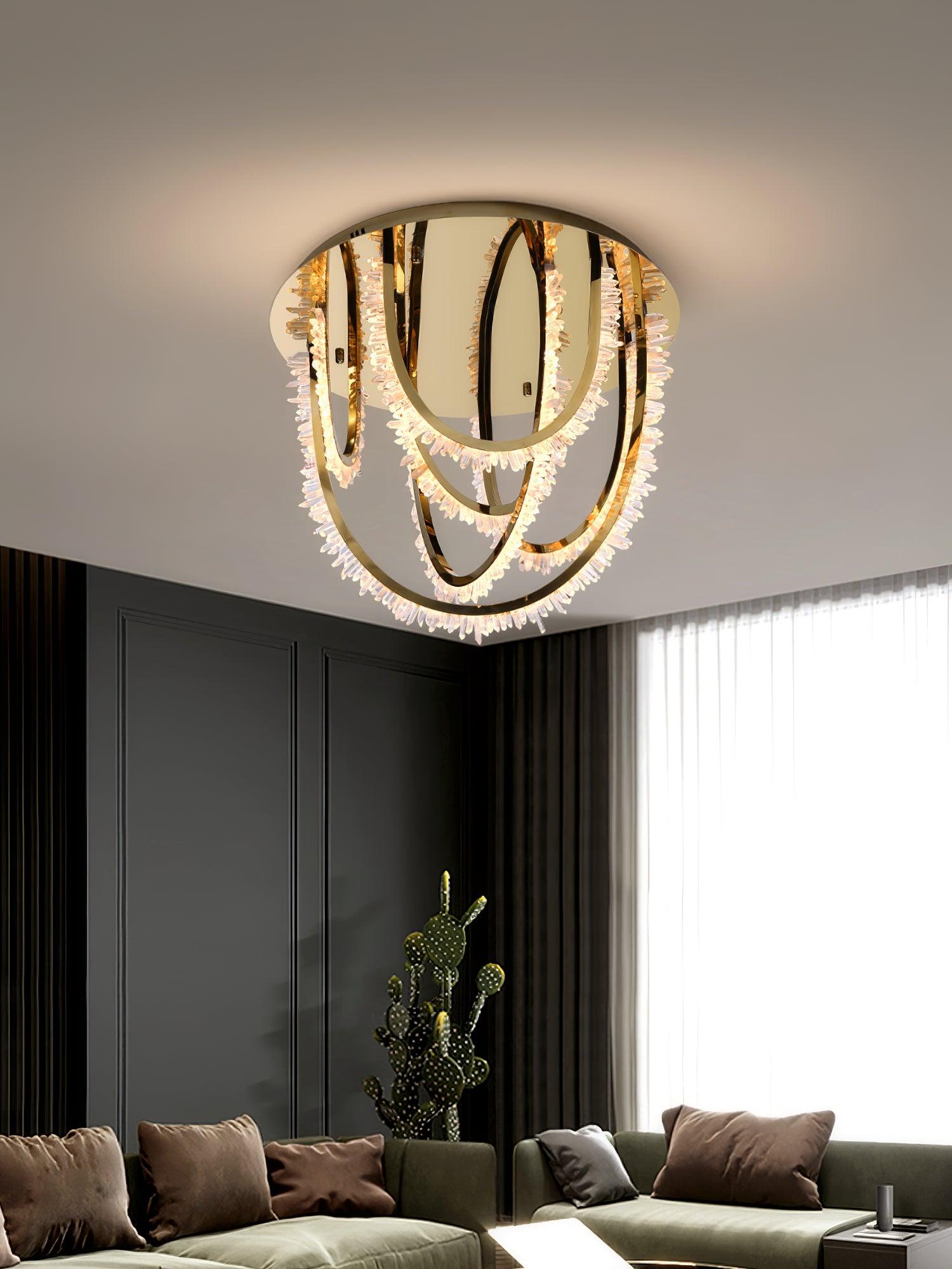 Crystal Individuelle Kreativität Cordel Kristall Deckenleuchte-Letslighting