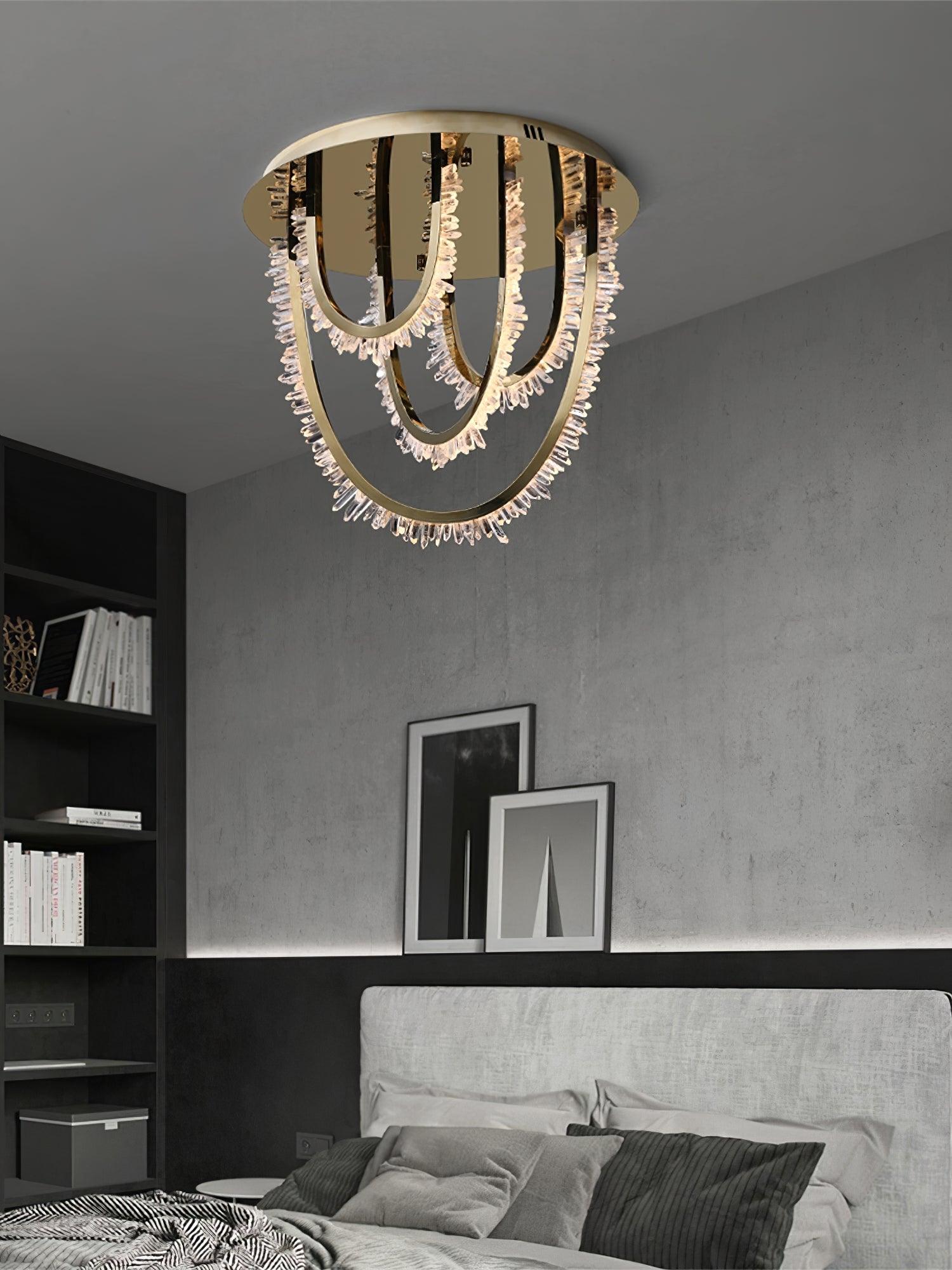 Crystal Individuelle Kreativität Cordel Kristall Deckenleuchte-Letslighting