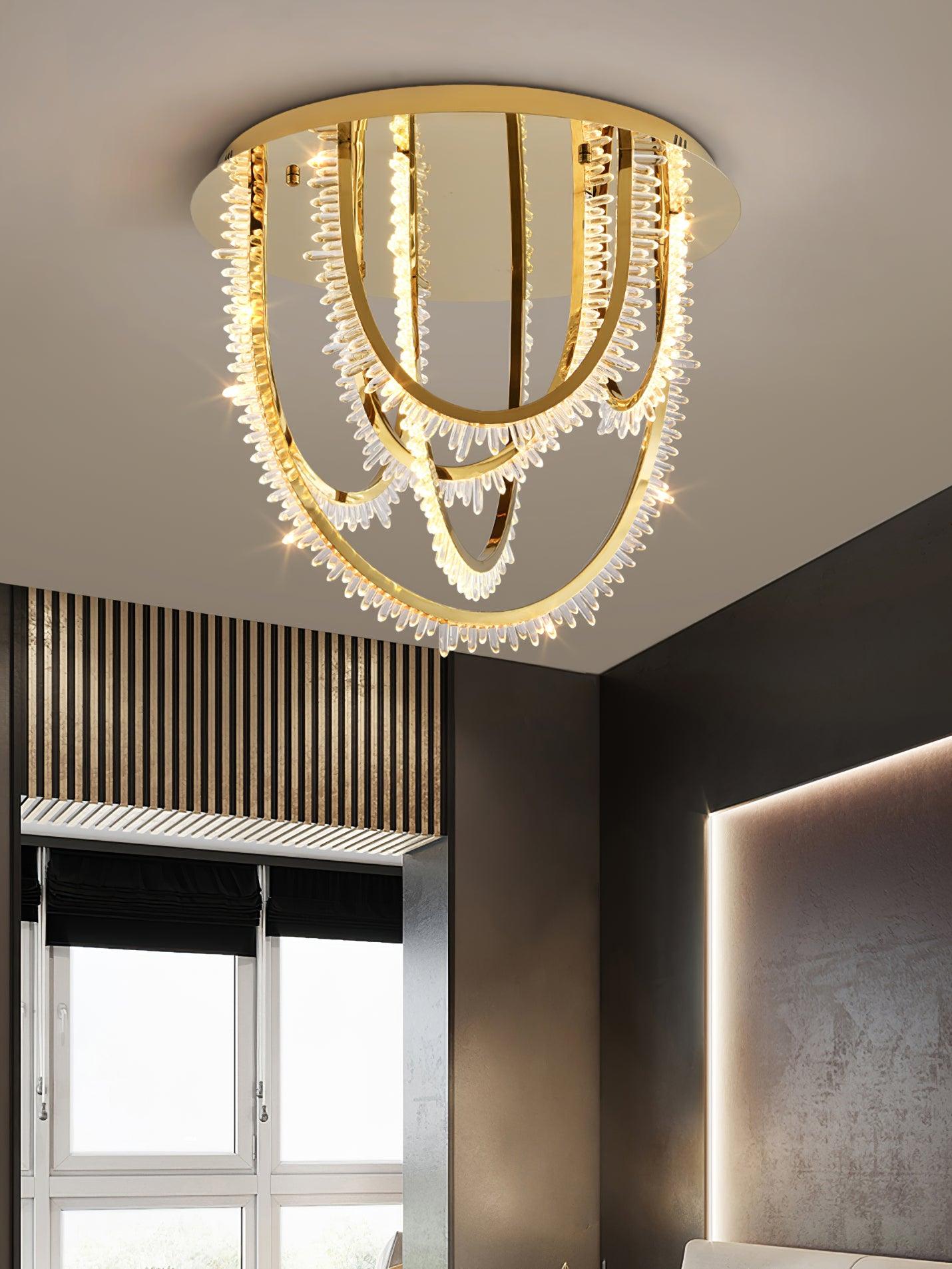 Crystal Individuelle Kreativität Cordel Kristall Deckenleuchte-Letslighting