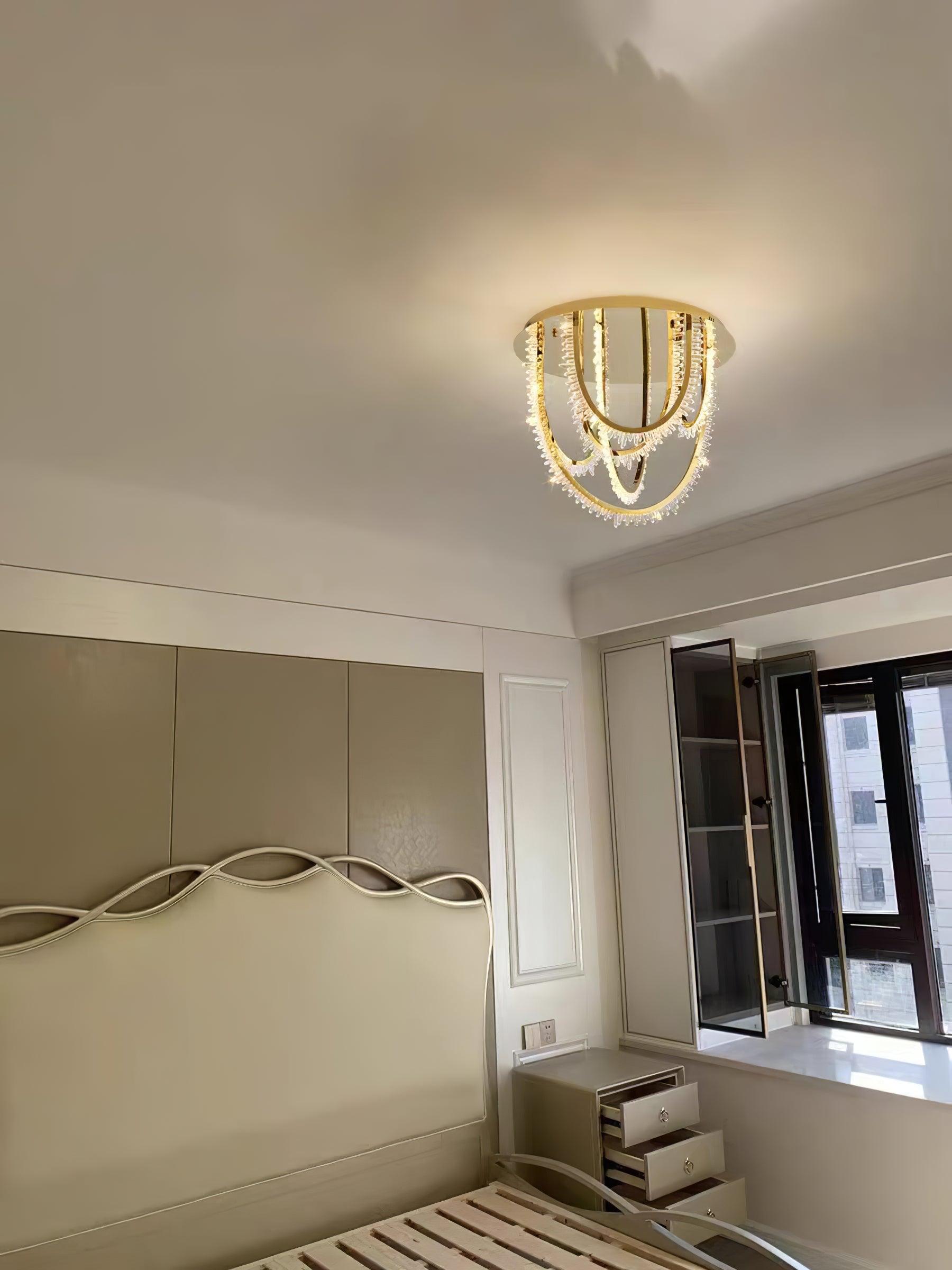 Crystal Individuelle Kreativität Cordel Kristall Deckenleuchte-Letslighting