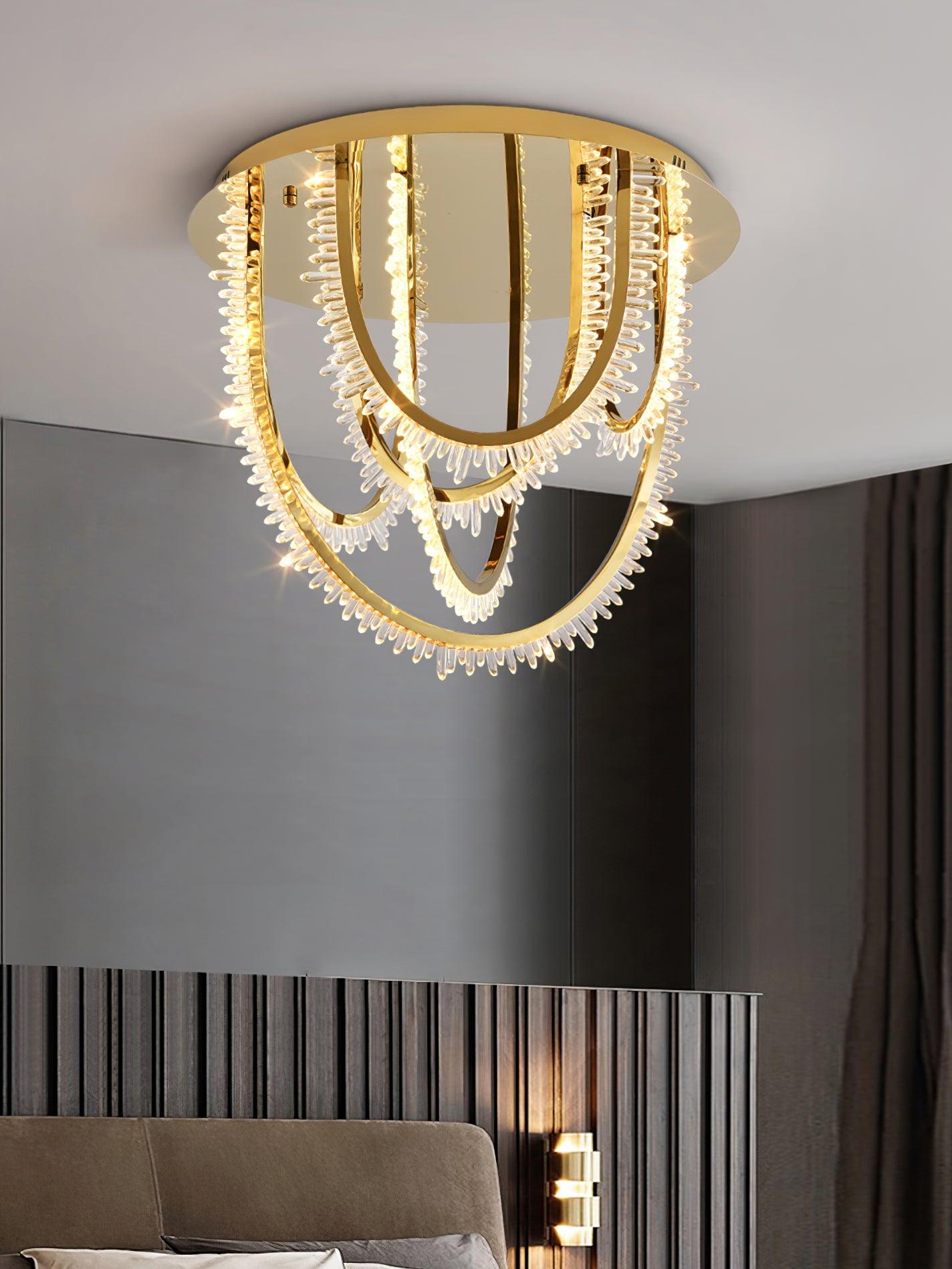 Crystal Individuelle Kreativität Cordel Kristall Deckenleuchte-Letslighting