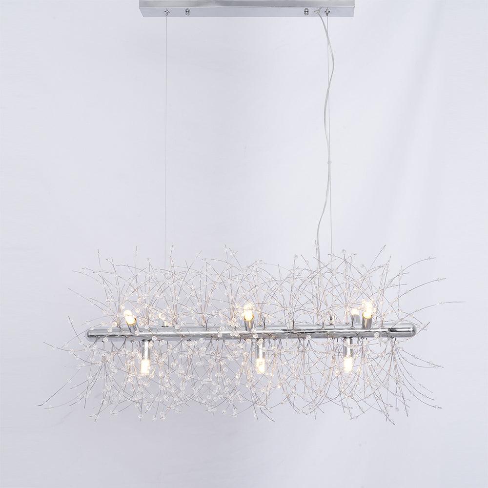 Lustra Chandelier Crystal Dandelion with Crystals-Letslighting
