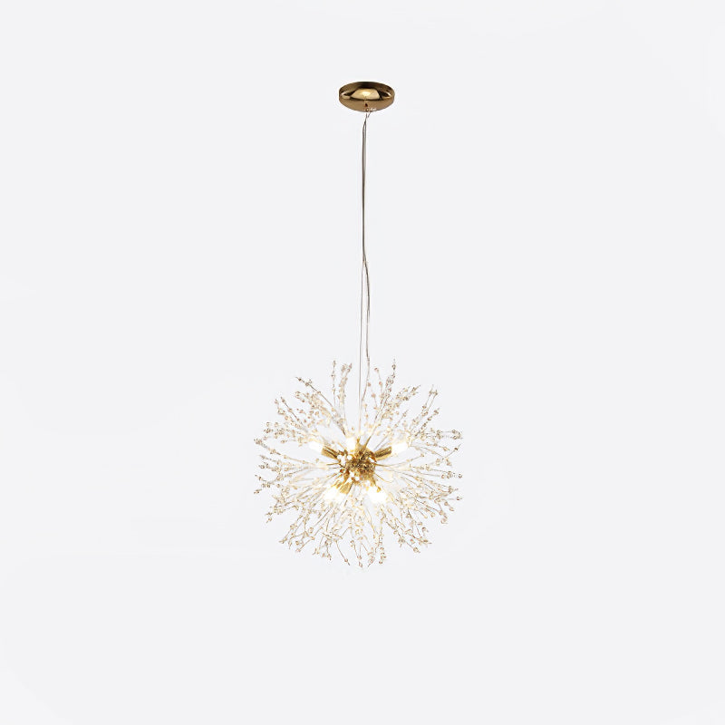 Lustra Chandelier Crystal Dandelion with Crystals-Letslighting