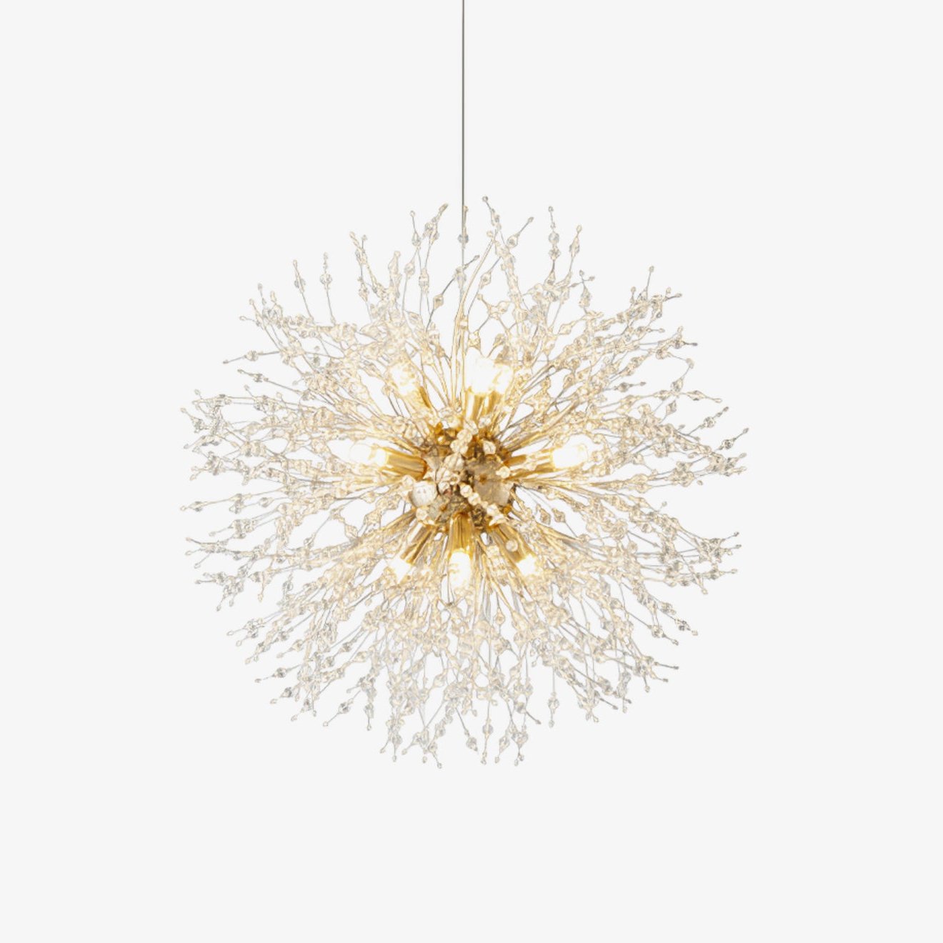 Lustra Chandelier Crystal Dandelion with Crystals-Letslighting