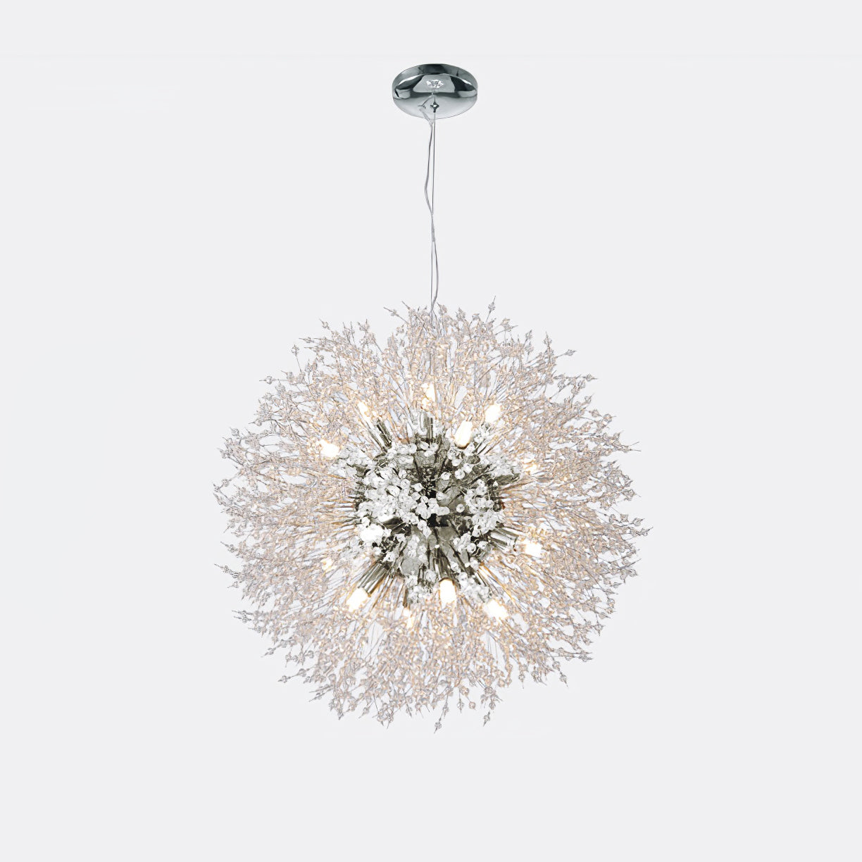 Lustra Chandelier Crystal Dandelion with Crystals-Letslighting