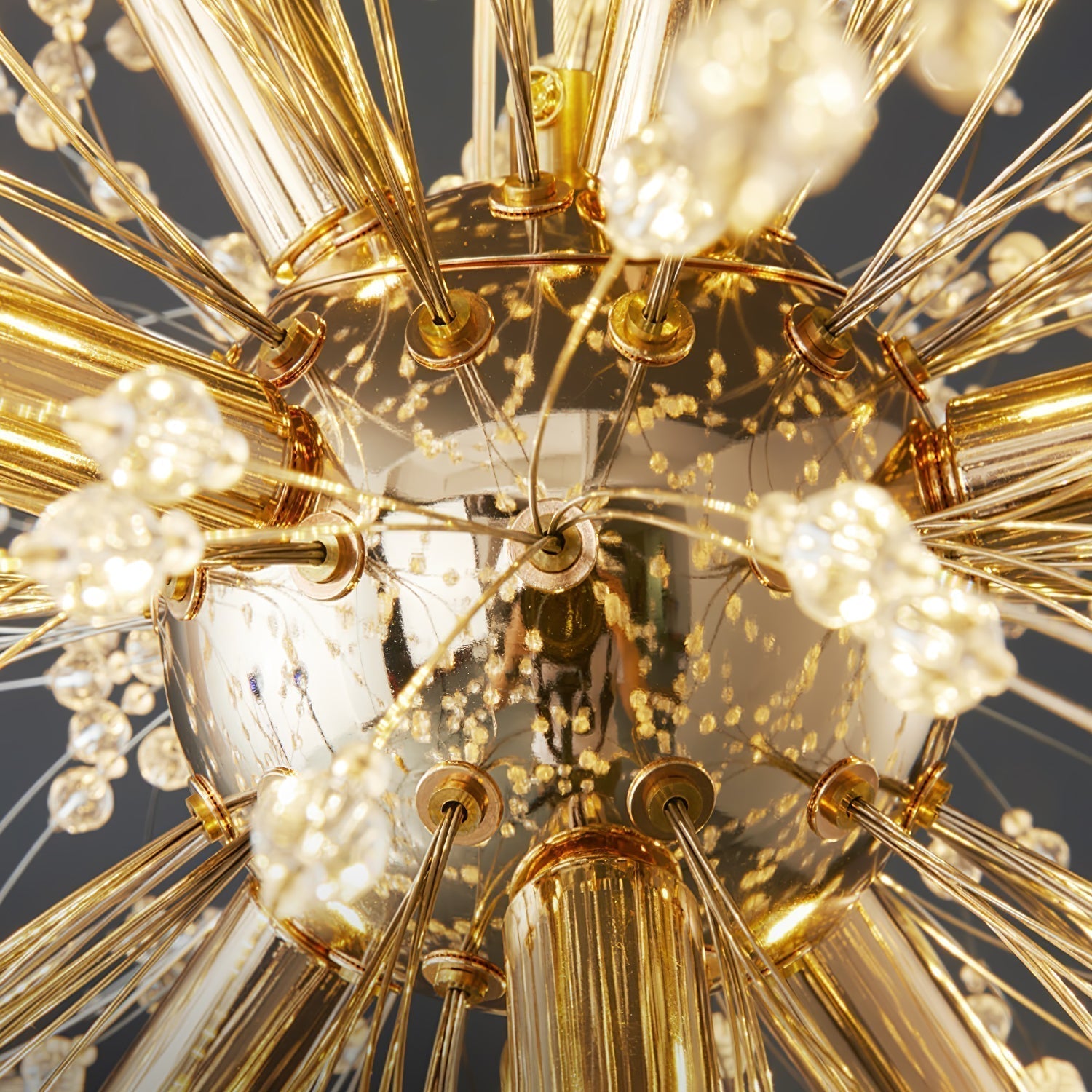 Lustra Chandelier Crystal Dandelion with Crystals-Letslighting