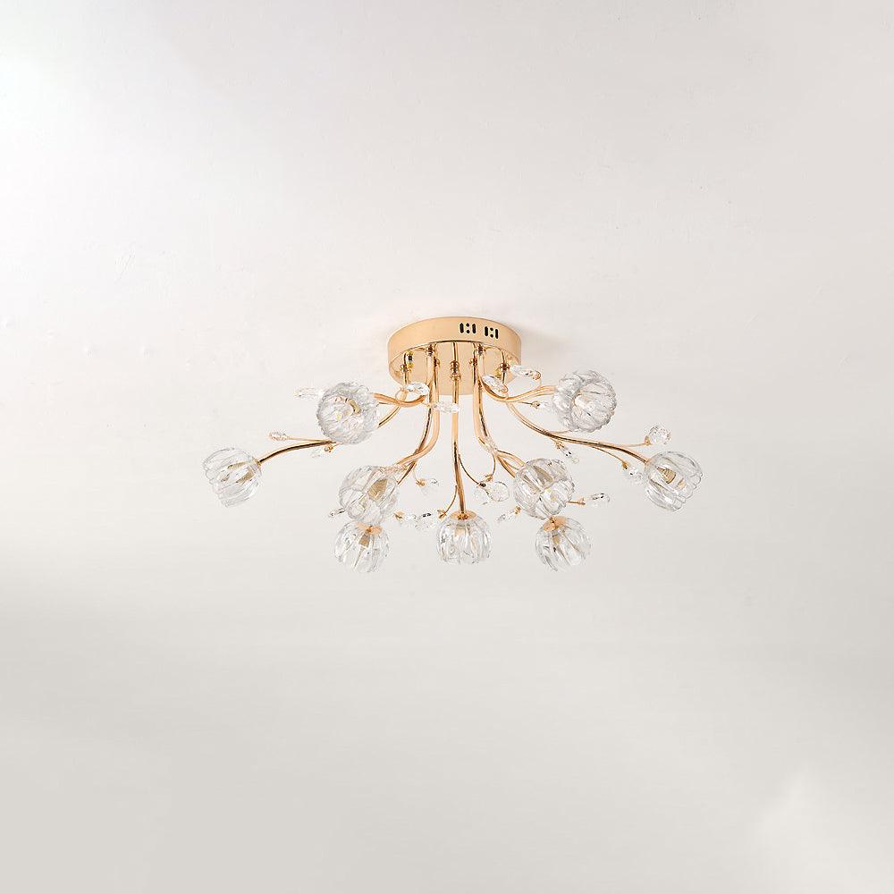 Crystal Flower Ceiling Light - Blowlighting