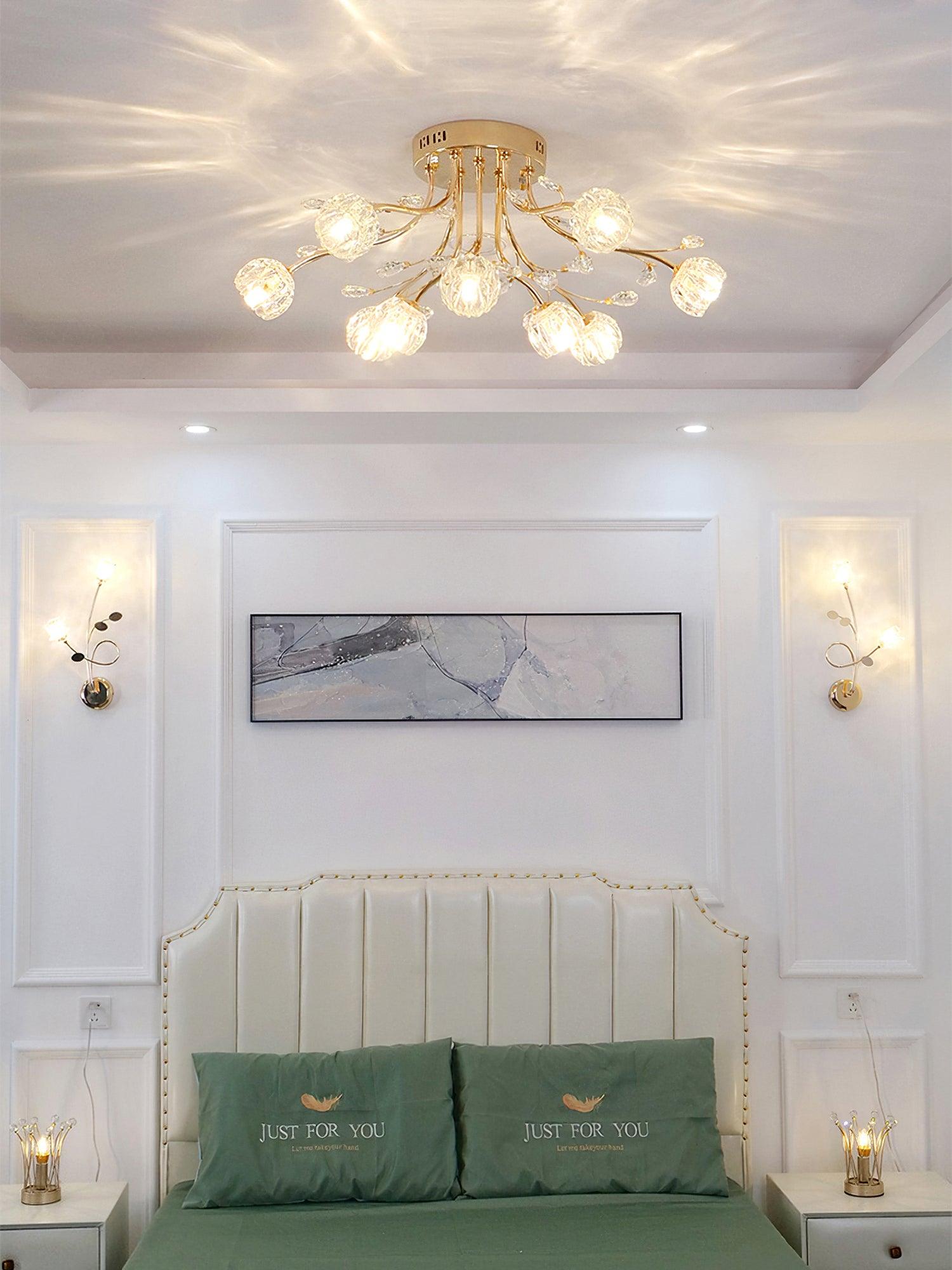 Crystal Flower Ceiling Light - Blowlighting