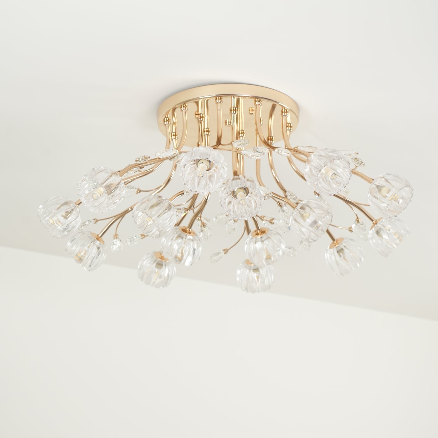 Crystal Flower Ceiling Light - Blowlighting