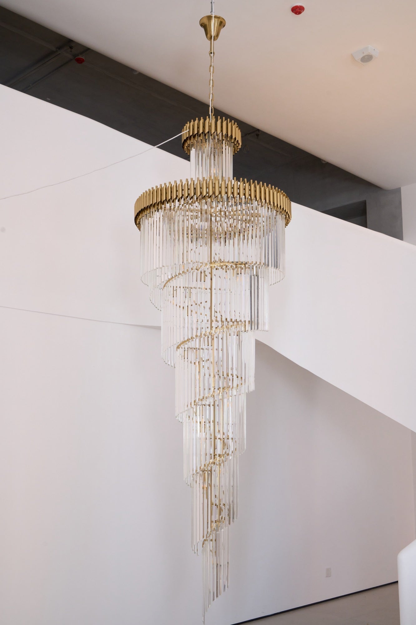 Eurmirila Kristallspiral-Kronleuchter-Letslighting