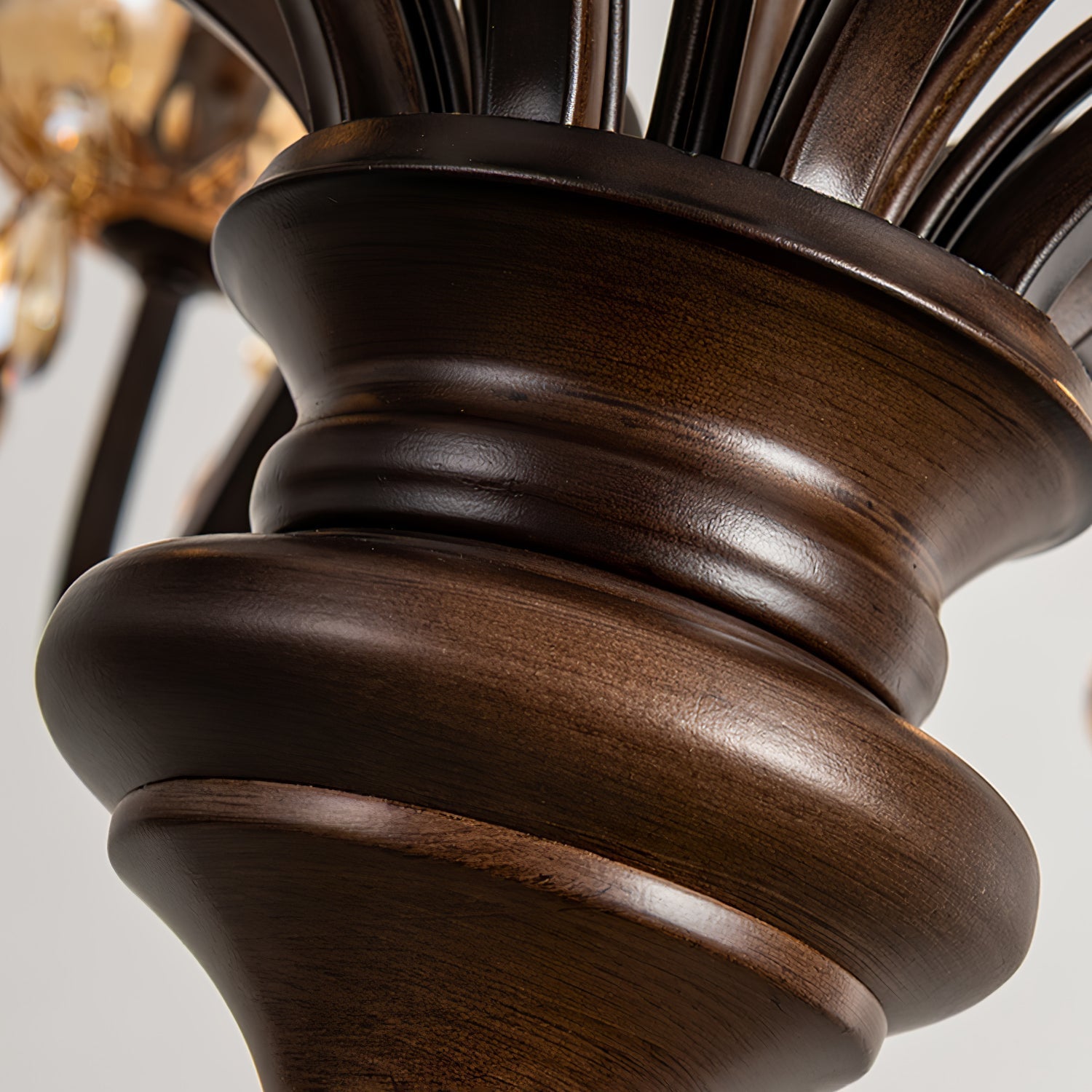 Enorel Vintage Kronleuchter aus Bronze und Kristall-Letslighting