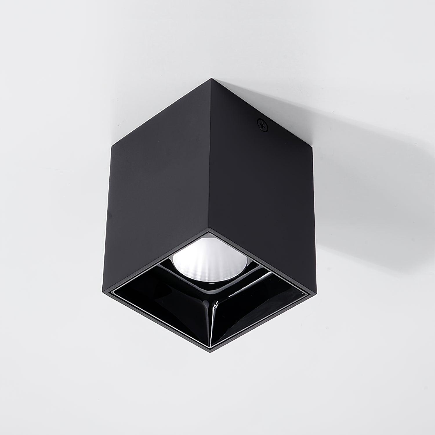 Lustra Deckenleuchte Cube Square Schwarz Strahler-Letslighting