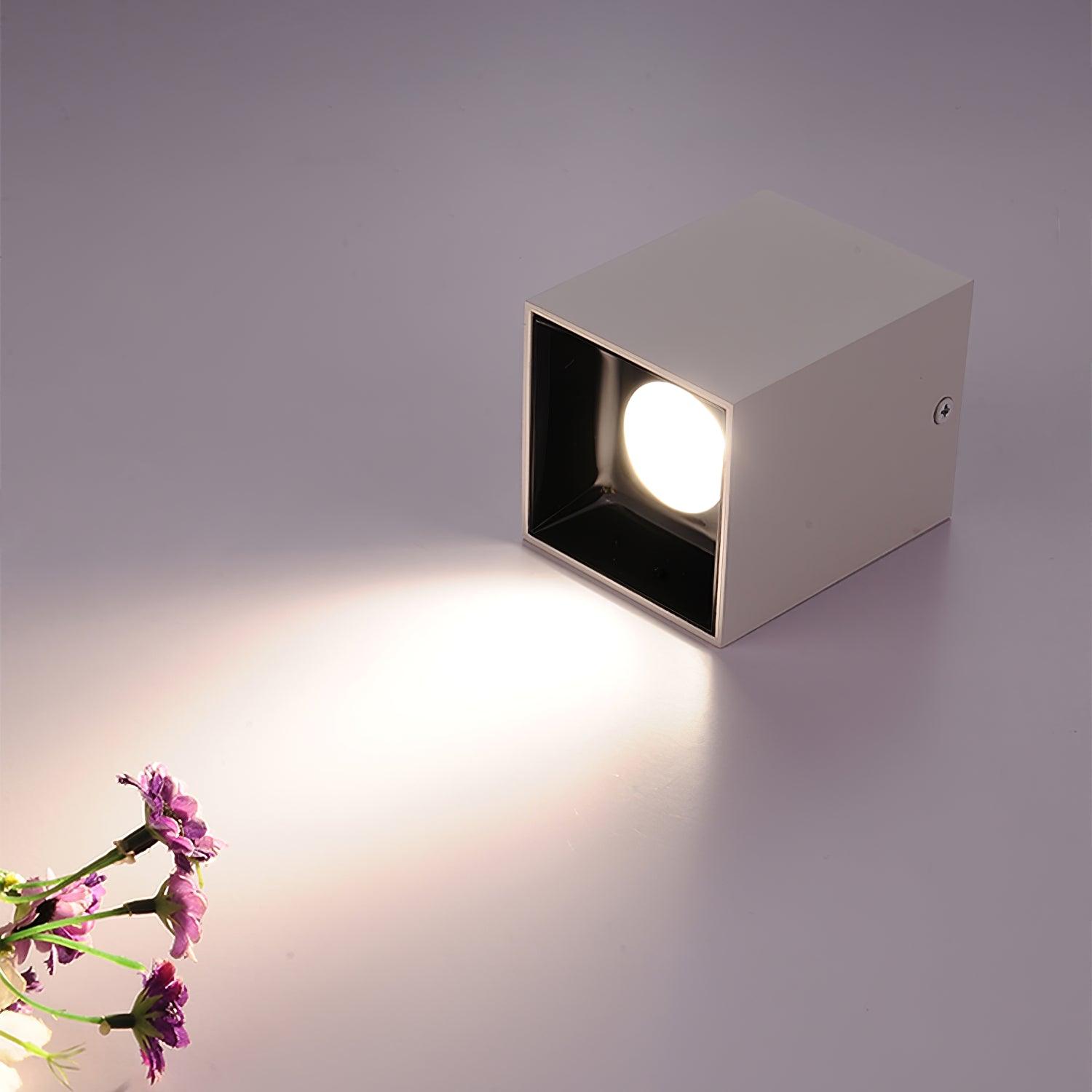 Lustra Deckenleuchte Cube Square Schwarz Strahler-Letslighting