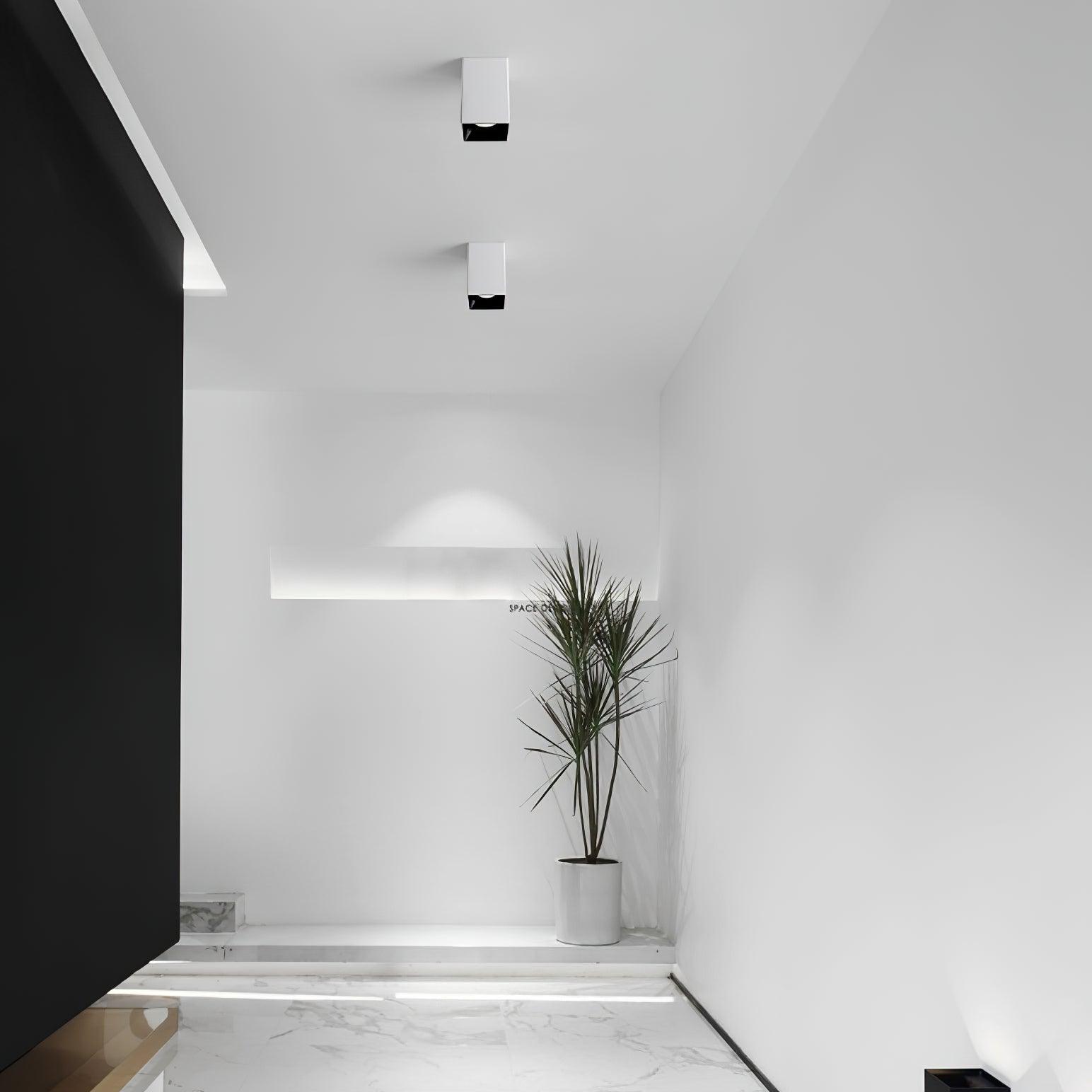 Lustra Deckenleuchte Cube Square Schwarz Strahler-Letslighting