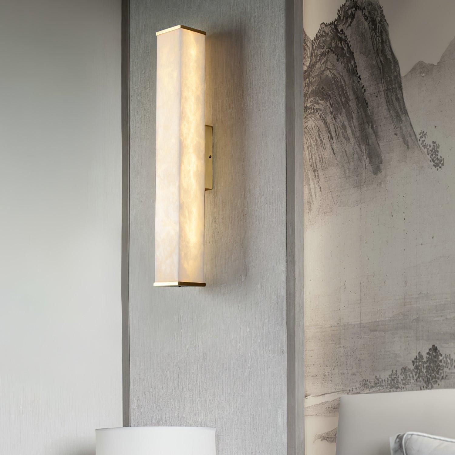 Vithaira Alabaster Linear Wall Lamp - Neutralighting